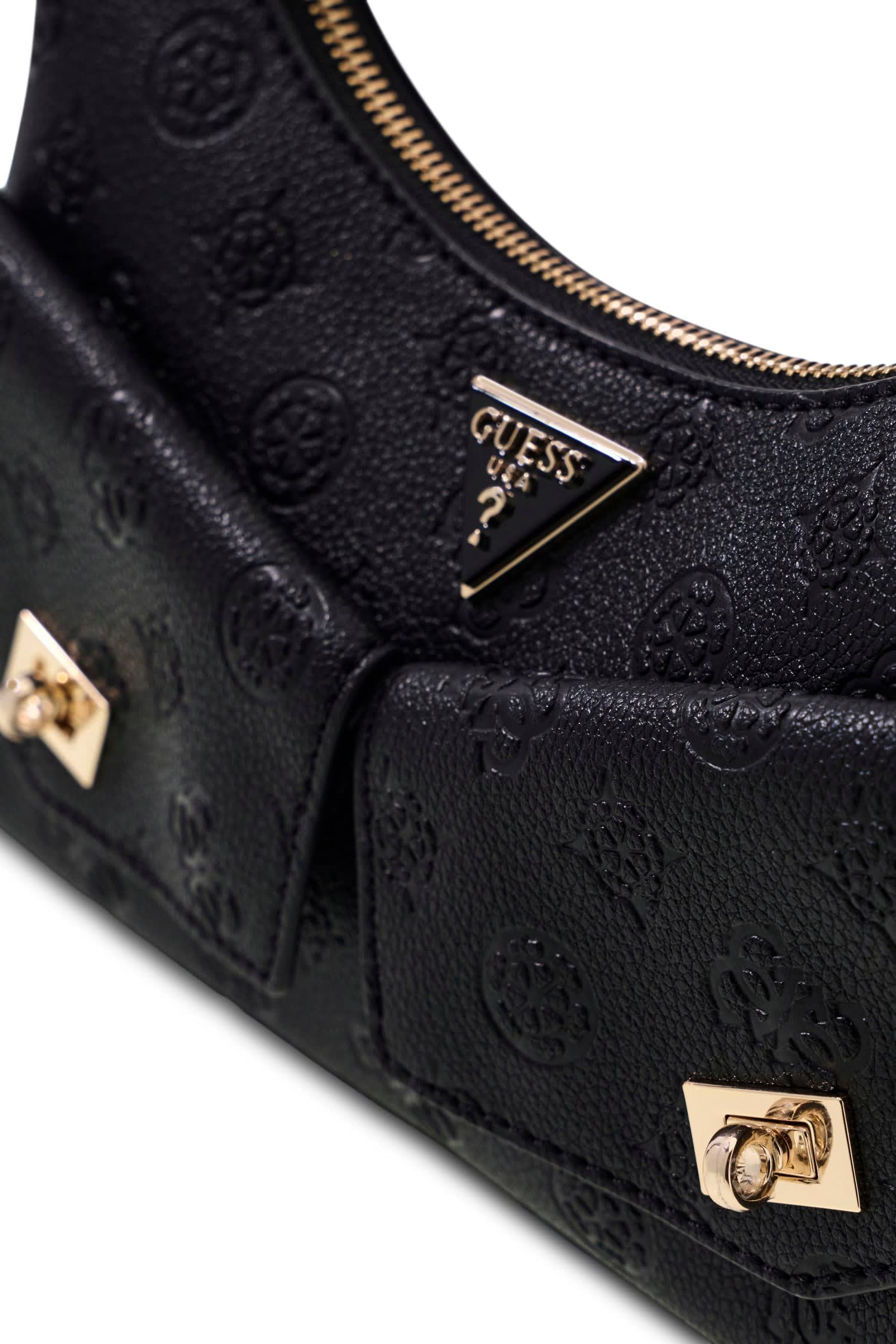 Guess Schultertasche »BLAKE CNVRTBL SHOULDER BAG« Damen Henkeltasche, Umhängetasche mit Frontfächern