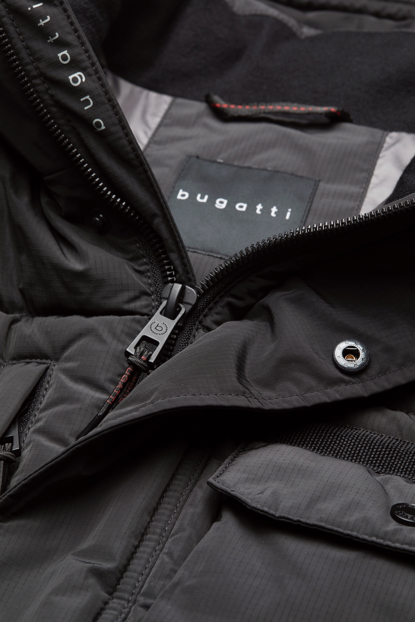 bugatti Langjacke, mit abtrennbarer Kapuze