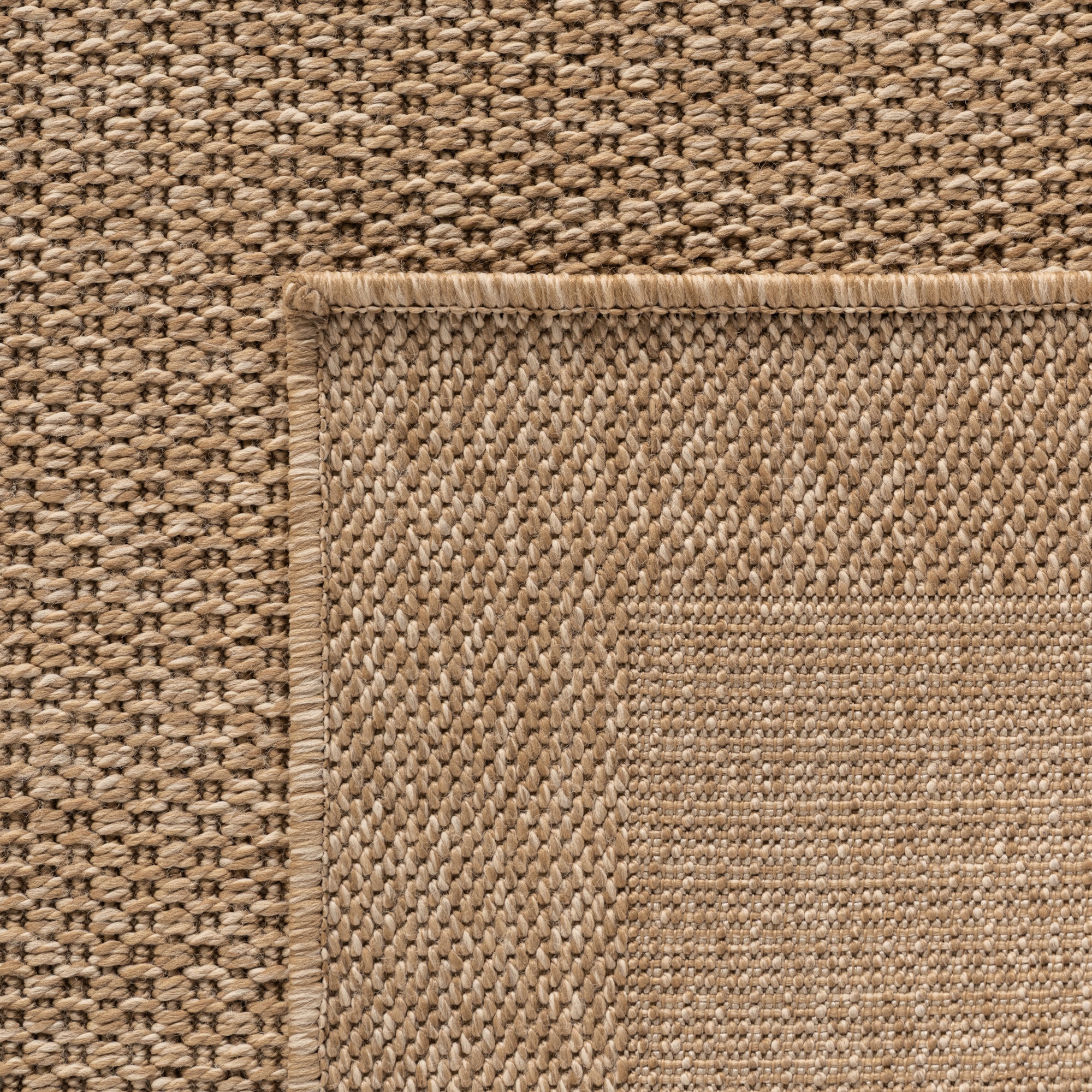 Ayyildiz Teppiche Outdoorteppich »TIMBER 1402«, rechteckig, 5 mm Höhe, Läufer, In und Outdoor, Jute Sisal Optik, Wohnzimmer, Aussenbereich