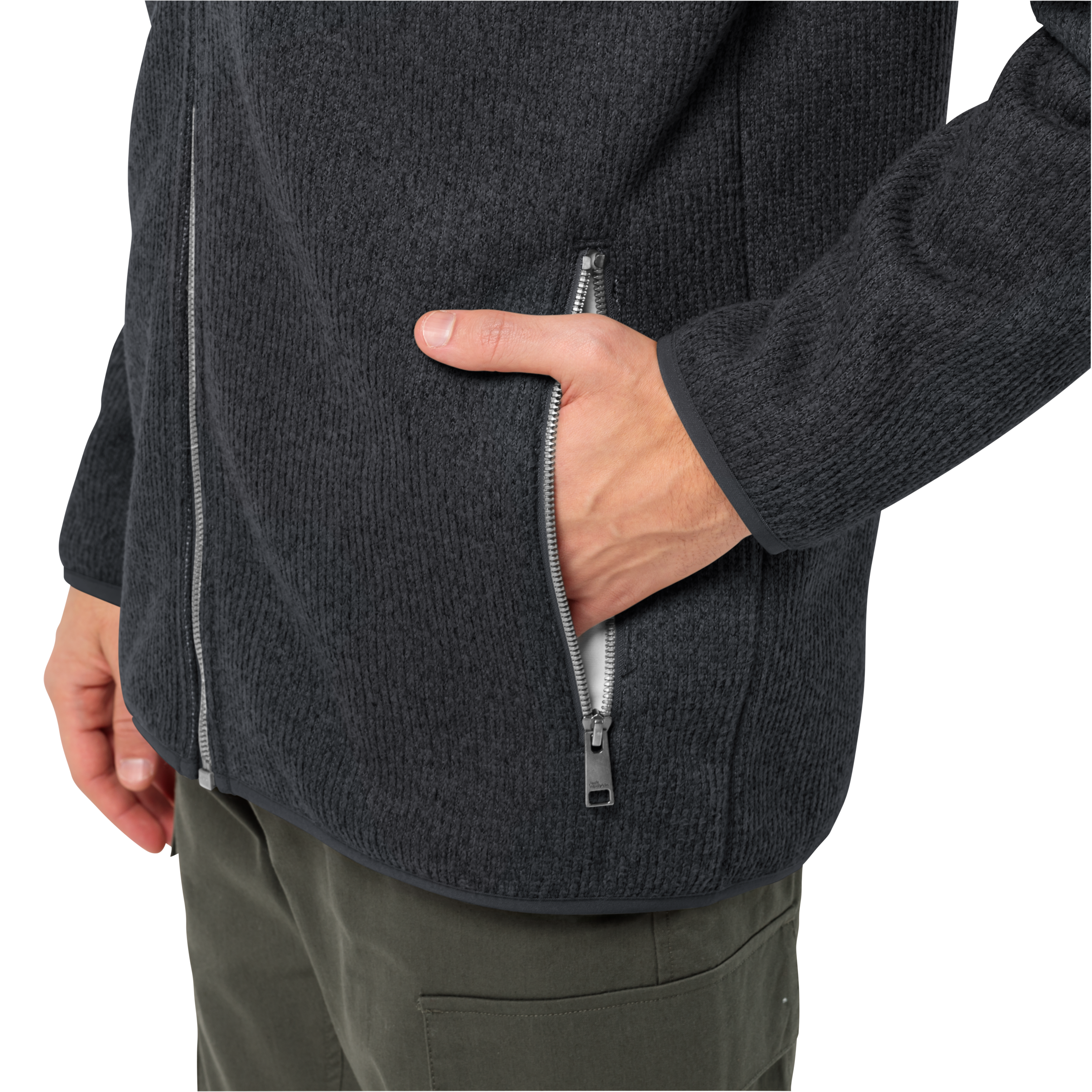 Jack Wolfskin Fleecejacke »ROBSON FJORD JACKET«, mit Taschen