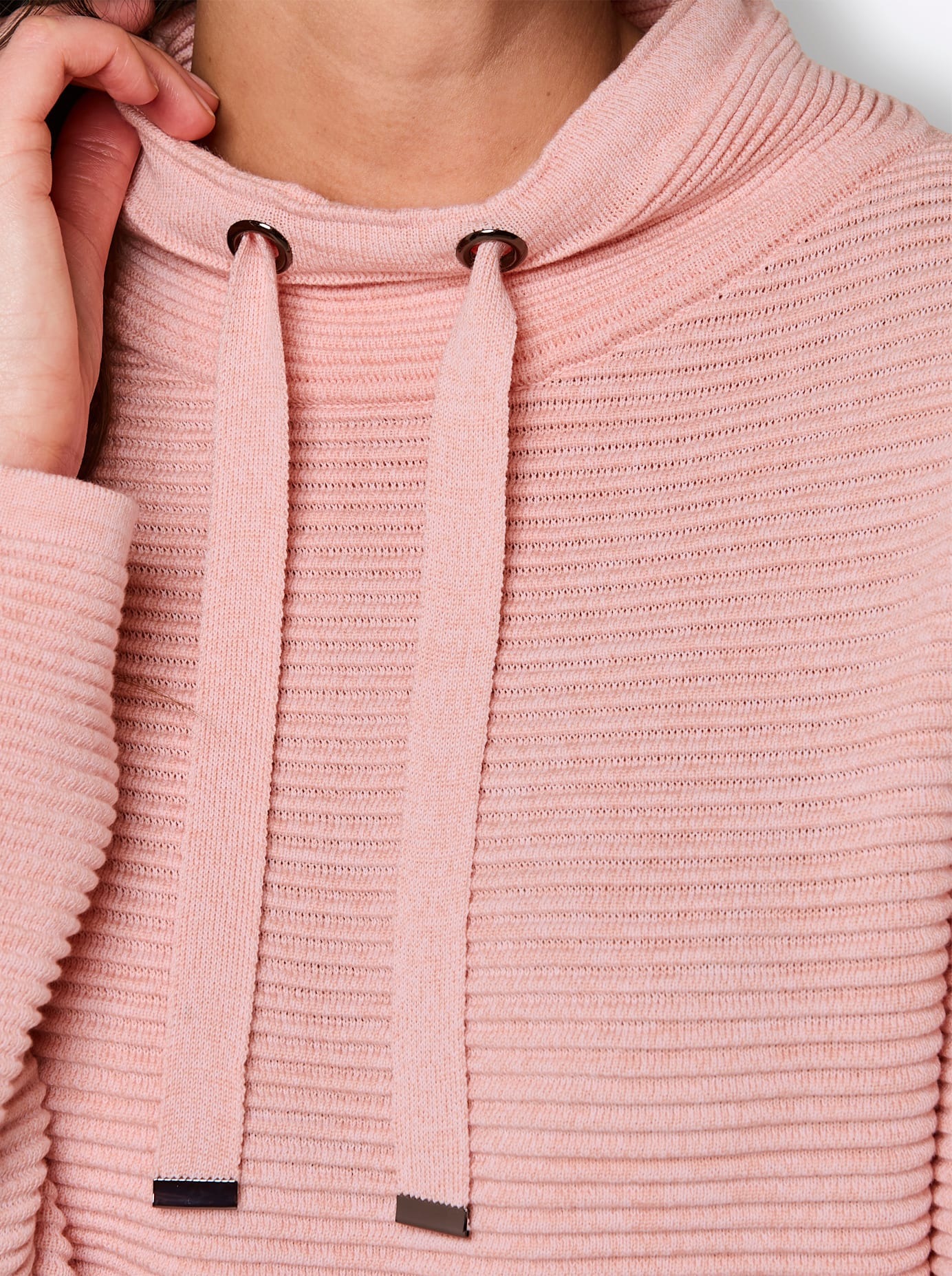 CREATION L PREMIUM Stehkragenpullover »Lyocell-Baumwoll-Pullover«