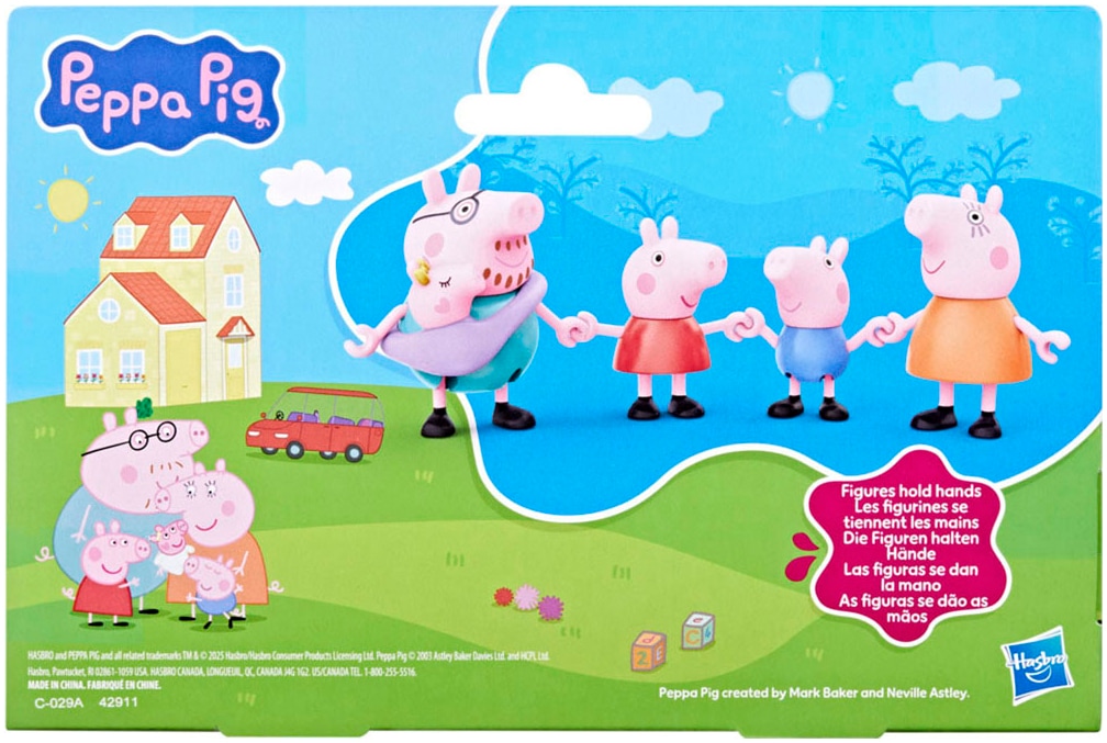 Hasbro Spielfigur »Peppa Pig Peppas fünfköpfige Familie«