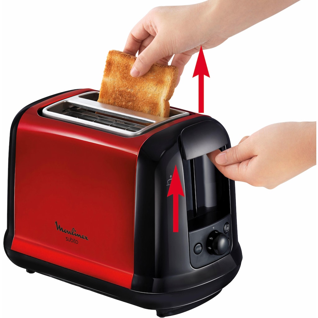 Moulinex Toaster »LT261D Subito«, 2 kurze Schlitze, für 2 Scheiben, 850 W