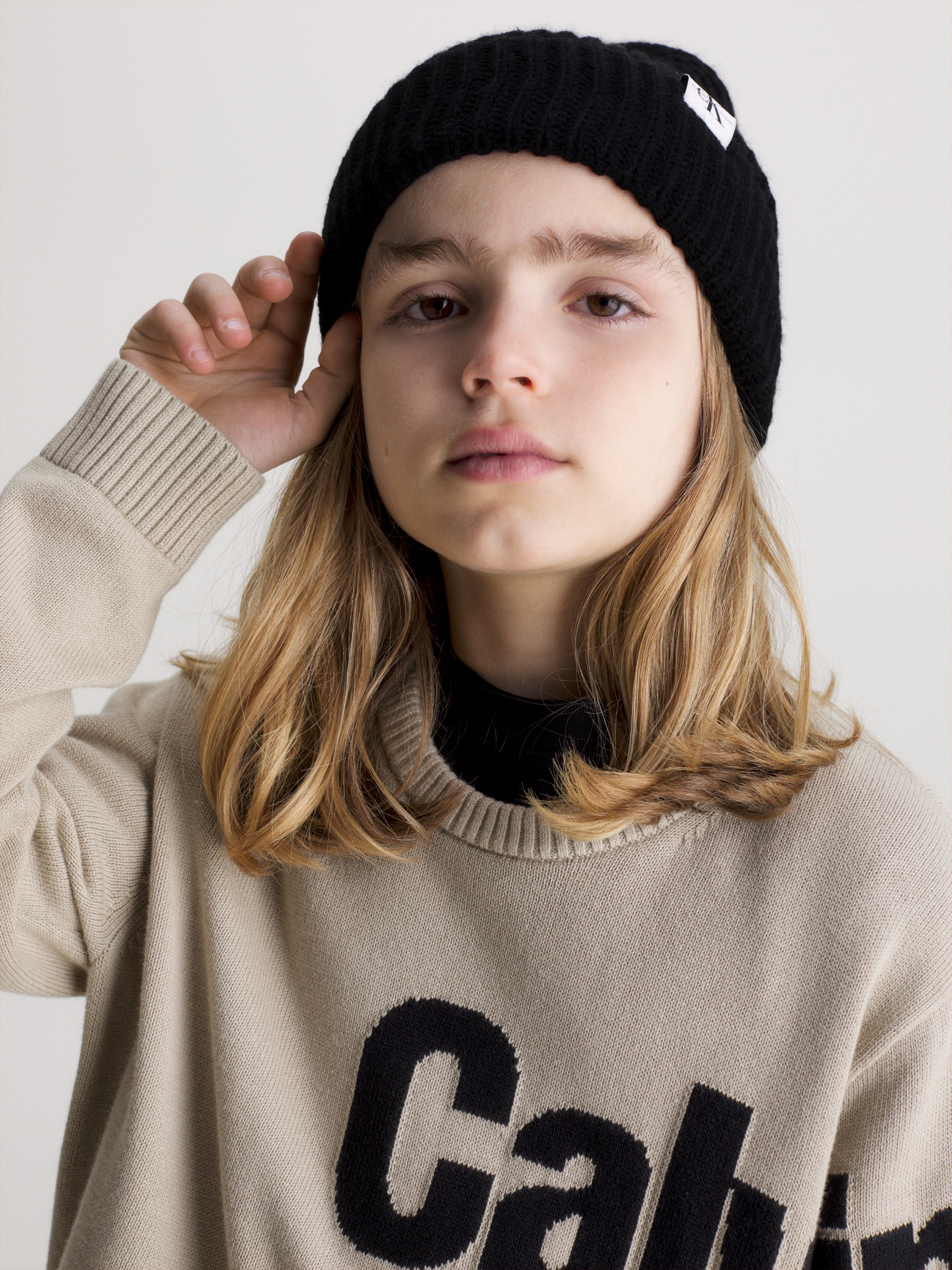 Calvin Klein Jeans Beanie, mit Monogramm-Label
