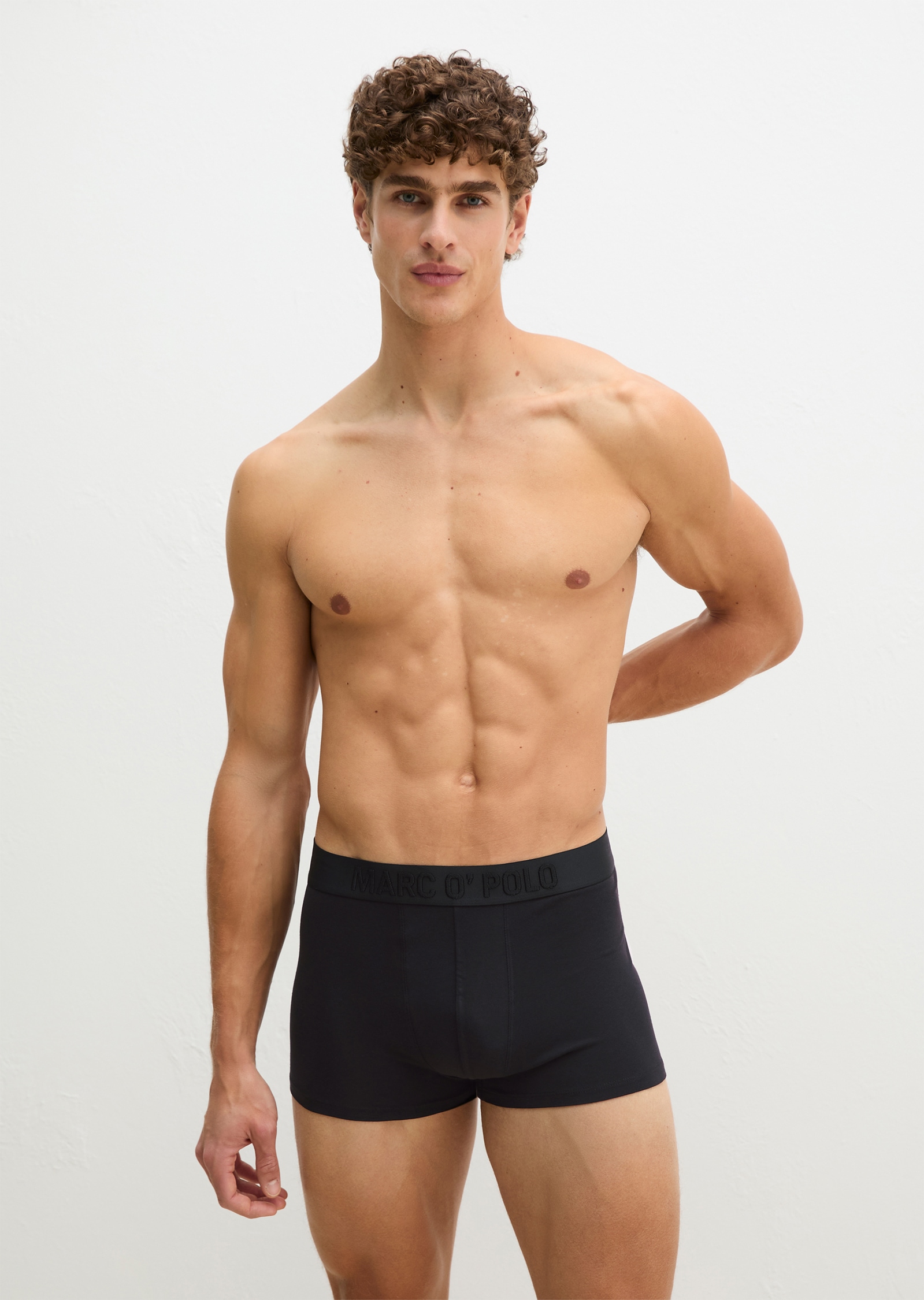 Marc O'Polo Trunk »Essentials« ohne Eingriff, mit tonalem Logoschriftzug