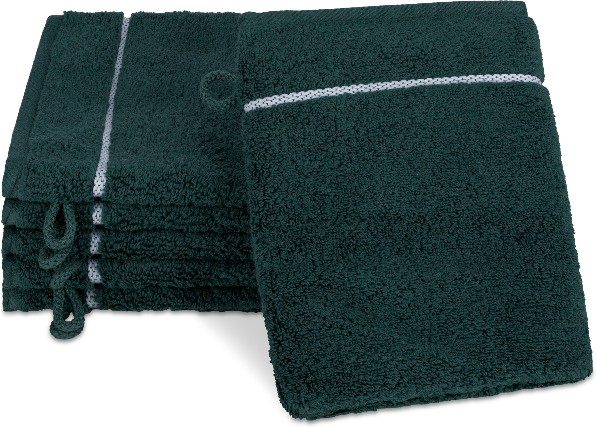 ROSS Waschhandschuh »Überkaro 9032« 100% Baumwolle, made in Germany