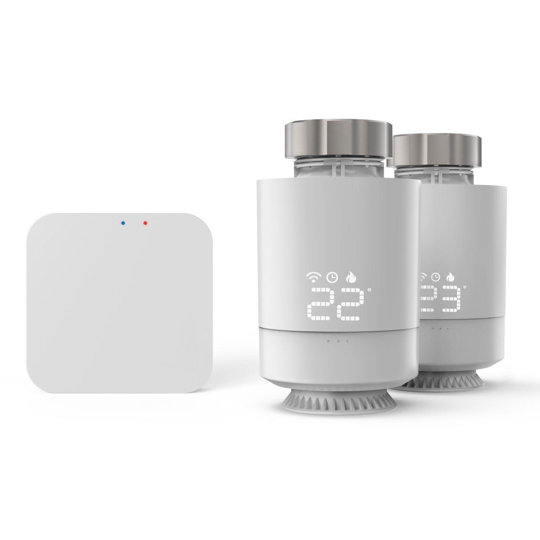 Smart-Home Starter-Set »WLAN Heizungssteuerung, Set 2x smart Heizungsthermostat«,...
