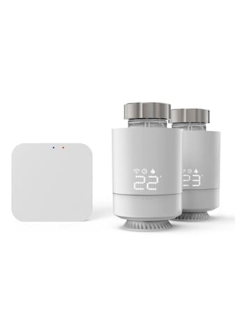 Smart-Home Starter-Set »WLAN Heizungssteuerung, Set 2x smart Heizungsthermostat, Hub +...