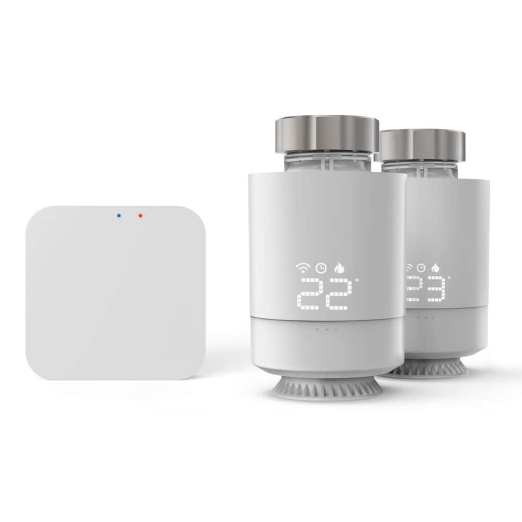 Hama Smart-Home Starter-Set »WLAN Heizungssteuerung, Set 2x smart Heizungsthermostat, Hub + Adapter«