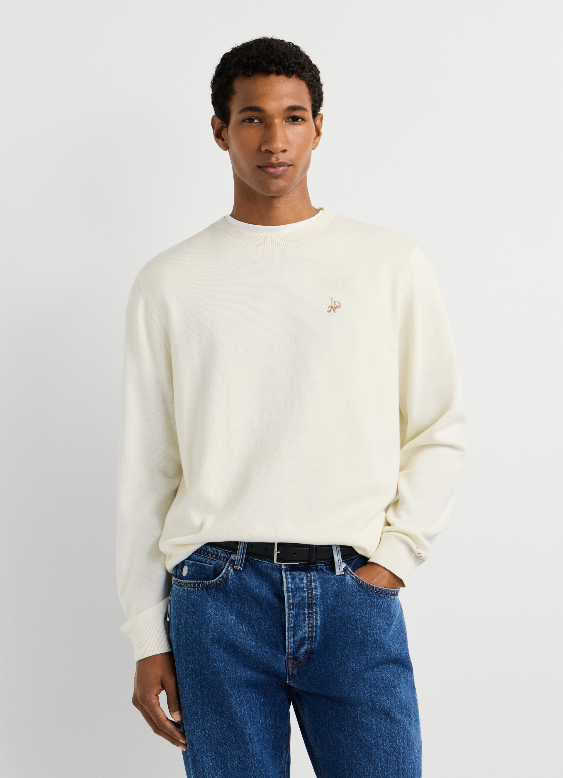 Pepe Jeans Rundhalspullover »DANIELS« mit gestickten Details, Baumwolle