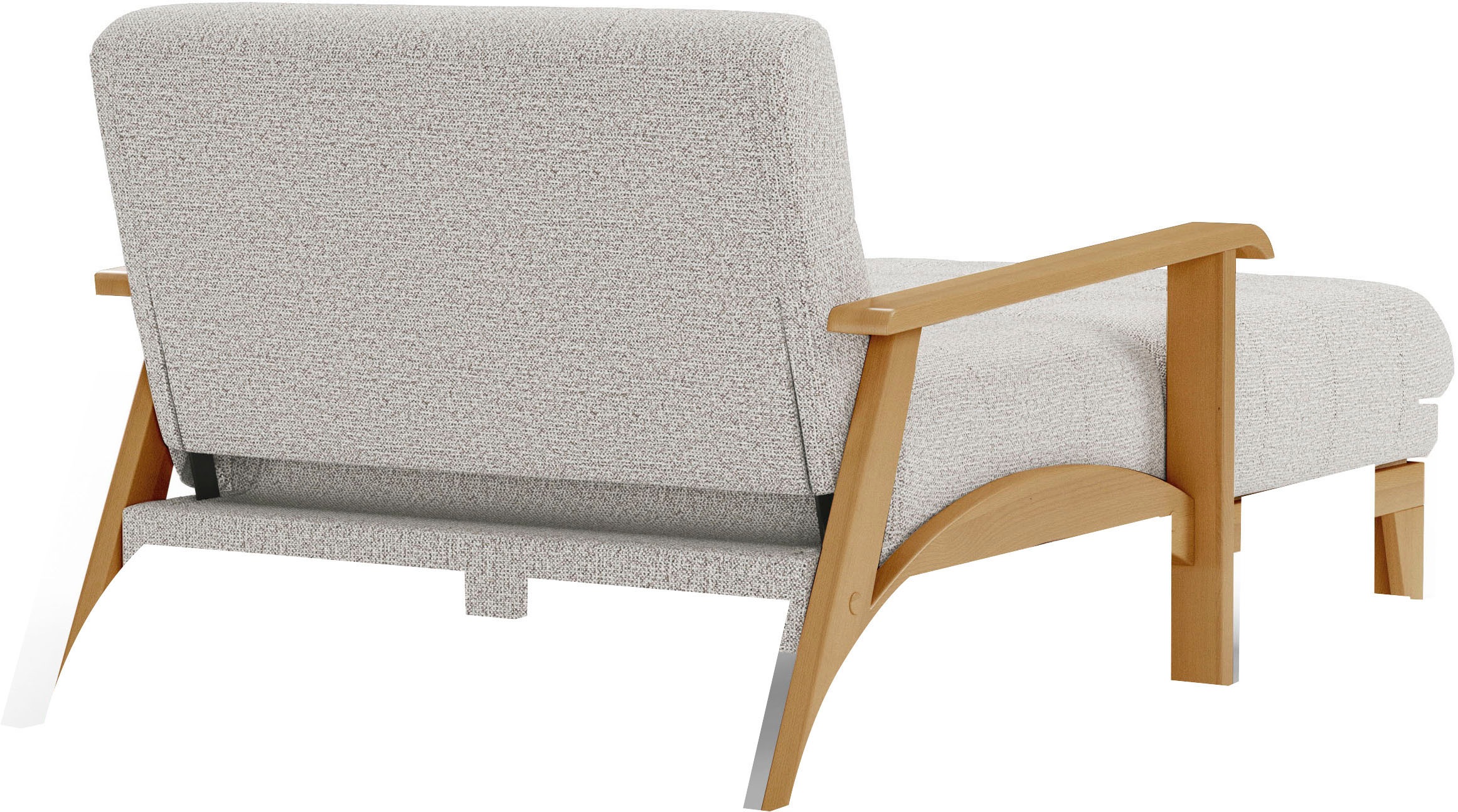 sit&more Recamiere »Billund«, Armlehnen aus eichefarbigem Buchenholz, verschiedene Bezüge und Farben
