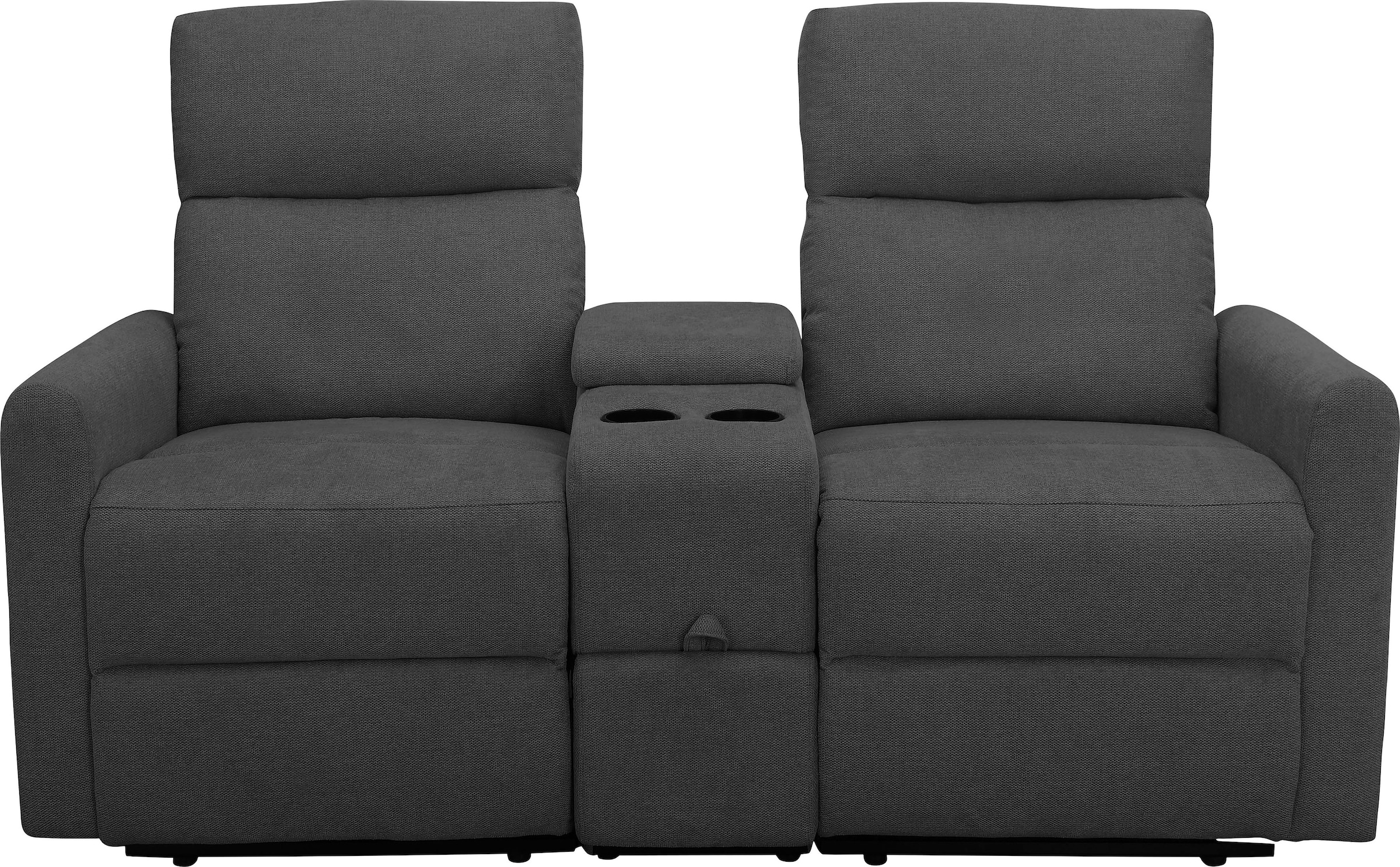 Home affaire 2-Sitzer »Daoulas, 2er-Kinosofa, TV-Sessel, Multimedia-Sofa«, Kinosofa mit Relaxfunktion, Getränkehalter und Stauraum