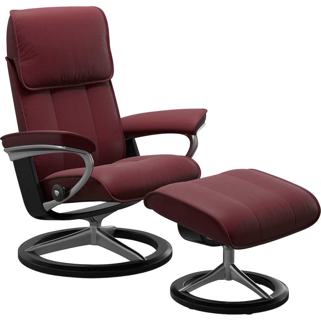 Stressless® Relaxsessel »Admiral«, (Set, Relaxsessel inkl. Hocker)