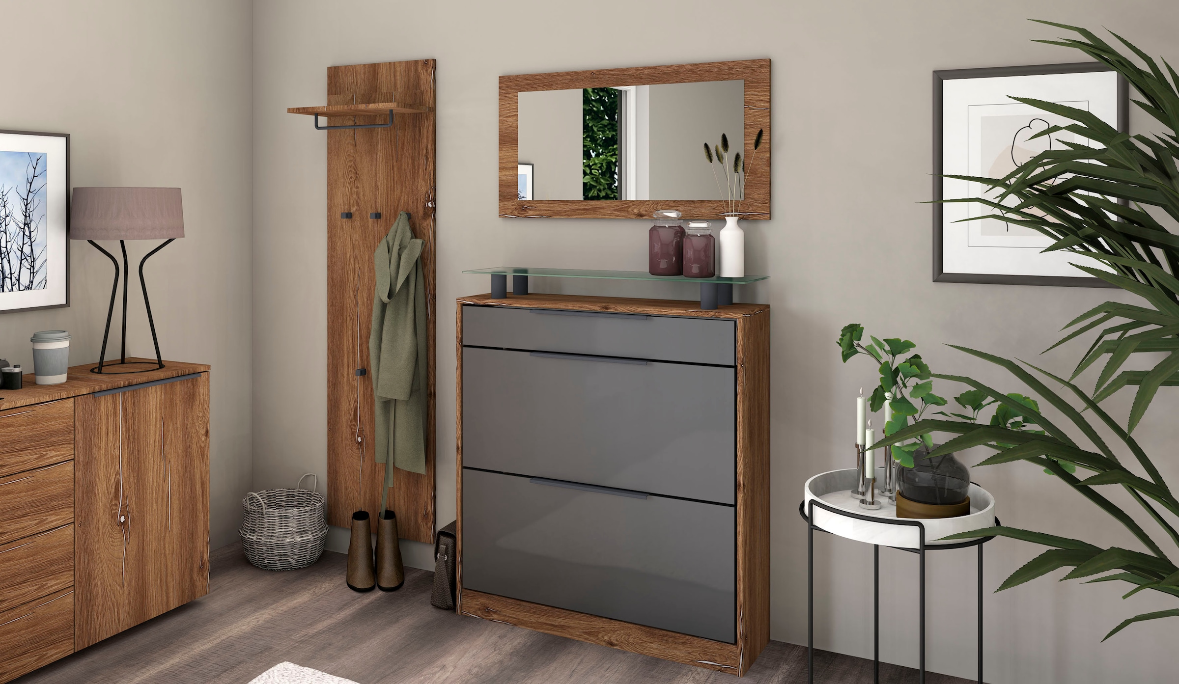 borchardt Möbel Garderoben-Set »Tom« 3 Stk. tlg.