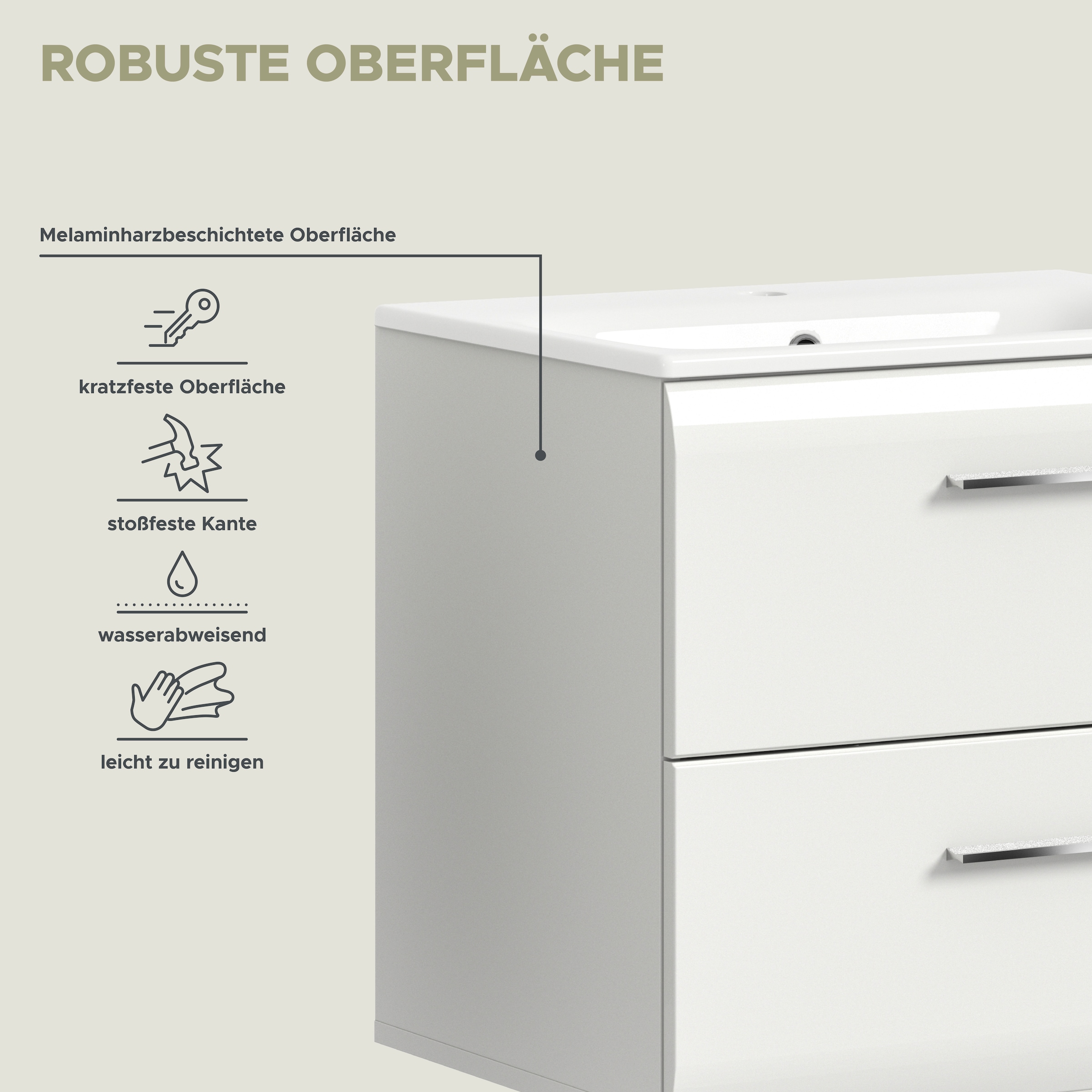 INOSIGN Badezimmer-Set Set, 3 Stk. tlg.