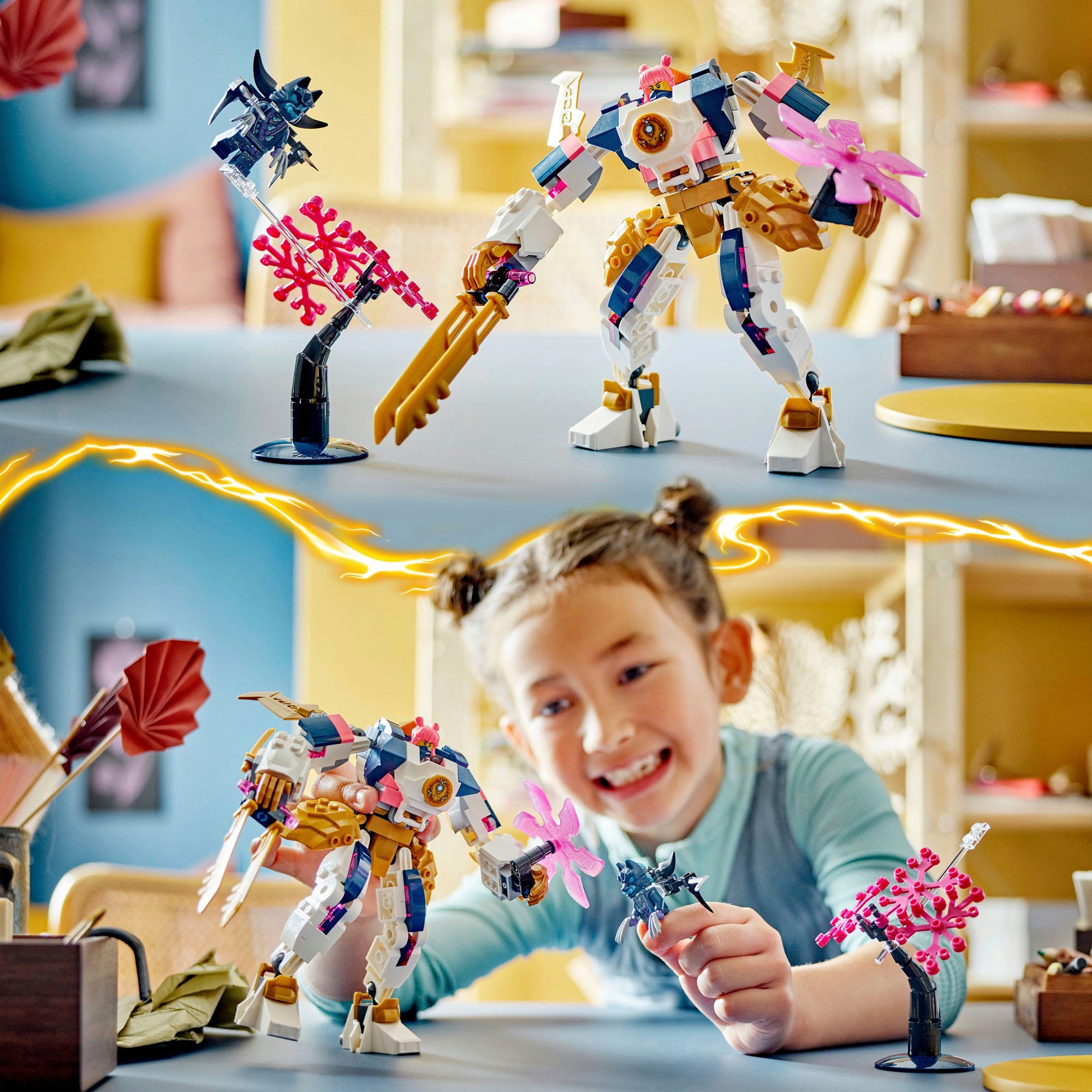 LEGO® Konstruktionsspielsteine »Soras Technikmech (71807), LEGO Ninjago«, (209 St.), Made in Europe