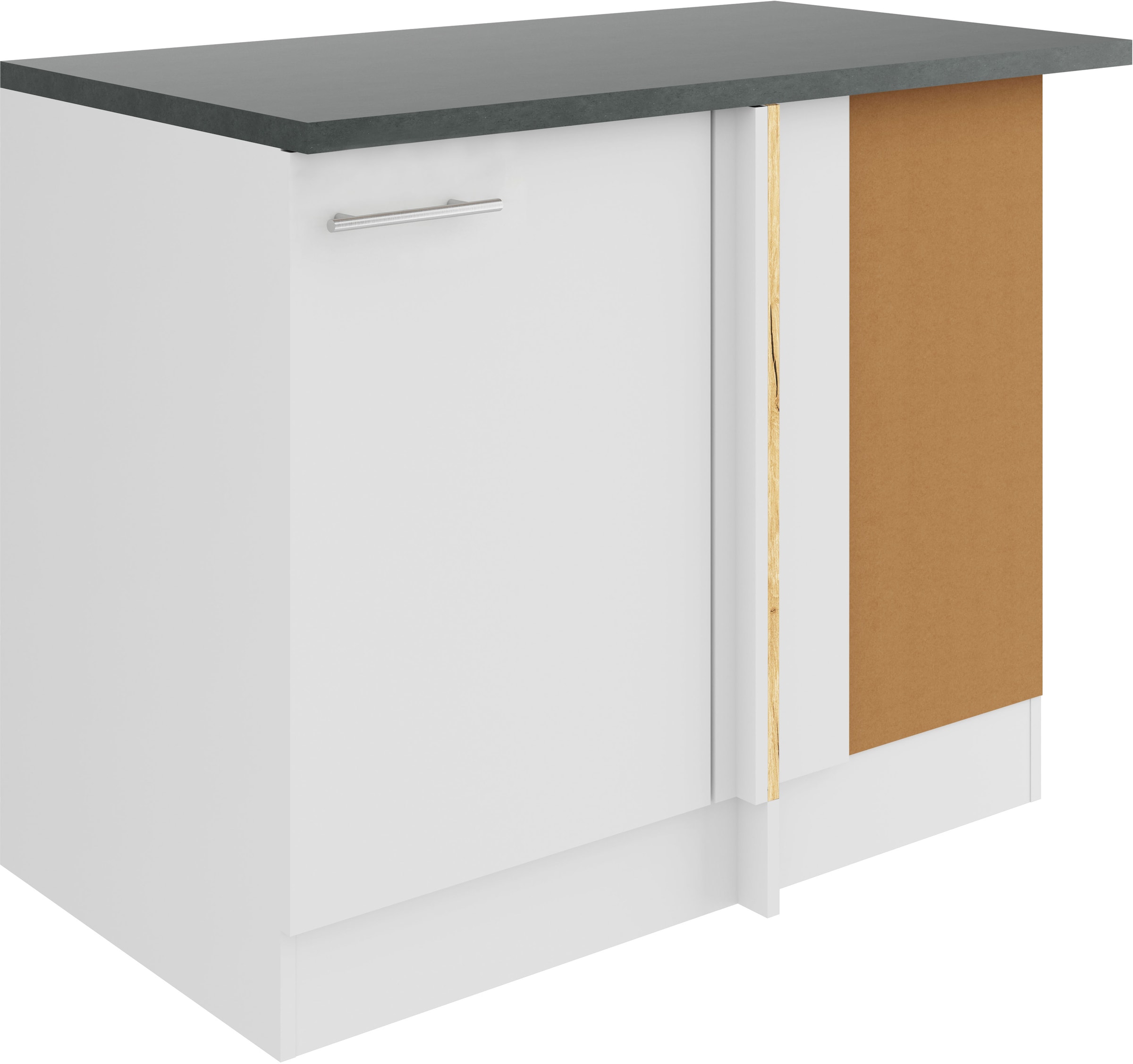 OPTIFIT Eckunterschrank »Bella« Breite 100 cm, Türanschlag wechselbar