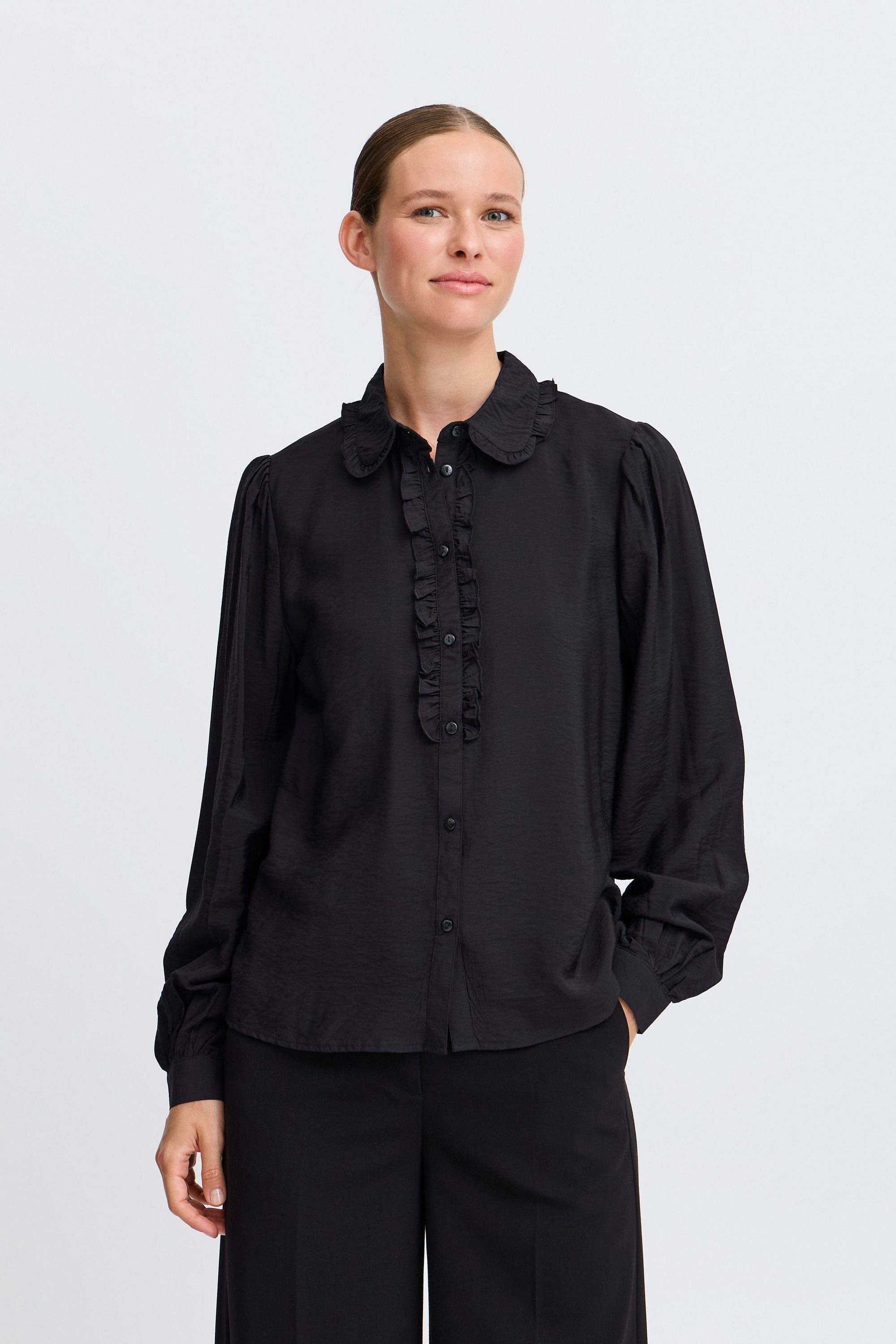 b.young Tunika »Langarmbluse BYIBINE FRILL SHIRT«
