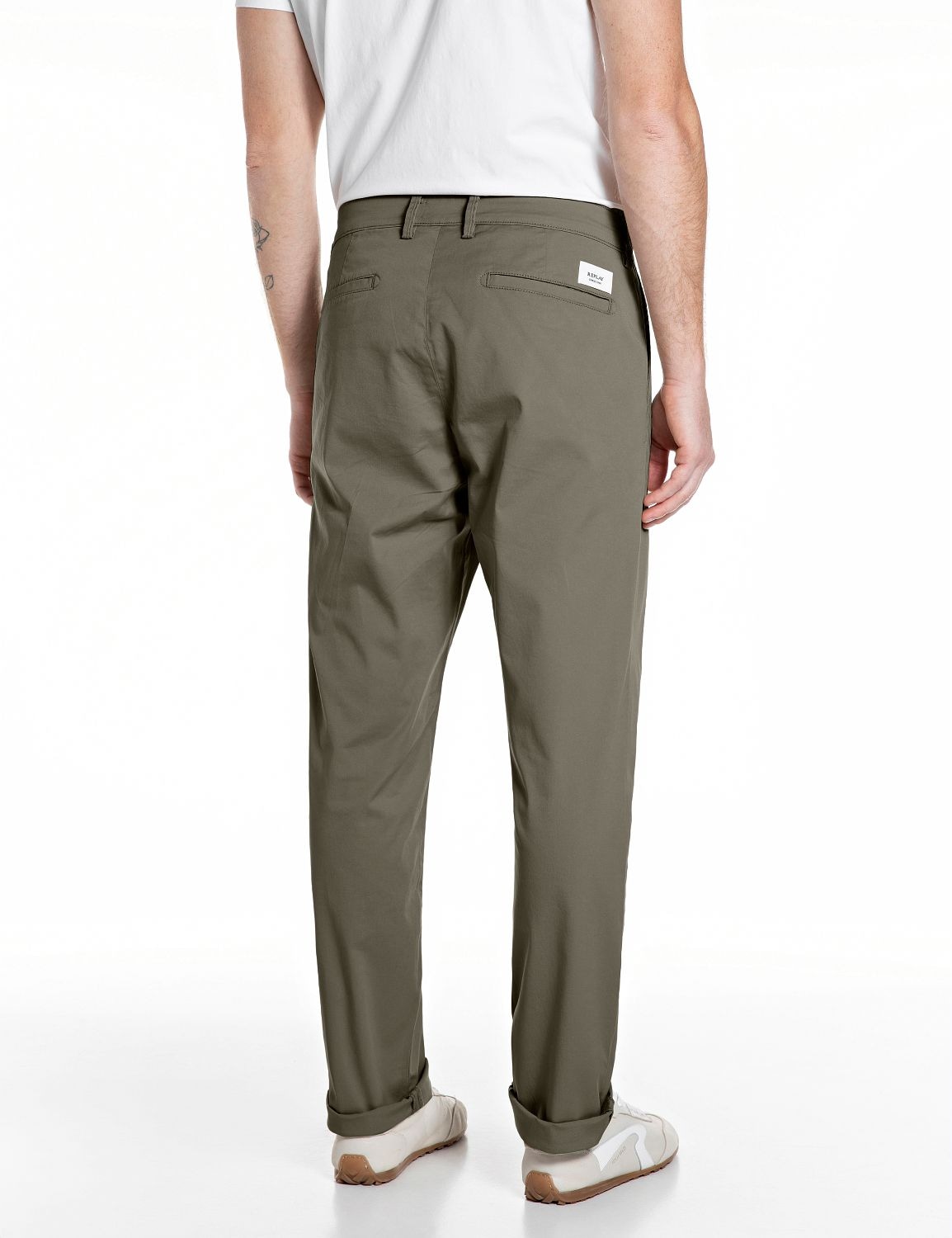 Replay Chinohose »Adhann«  in regulärer Passform, krempelbar