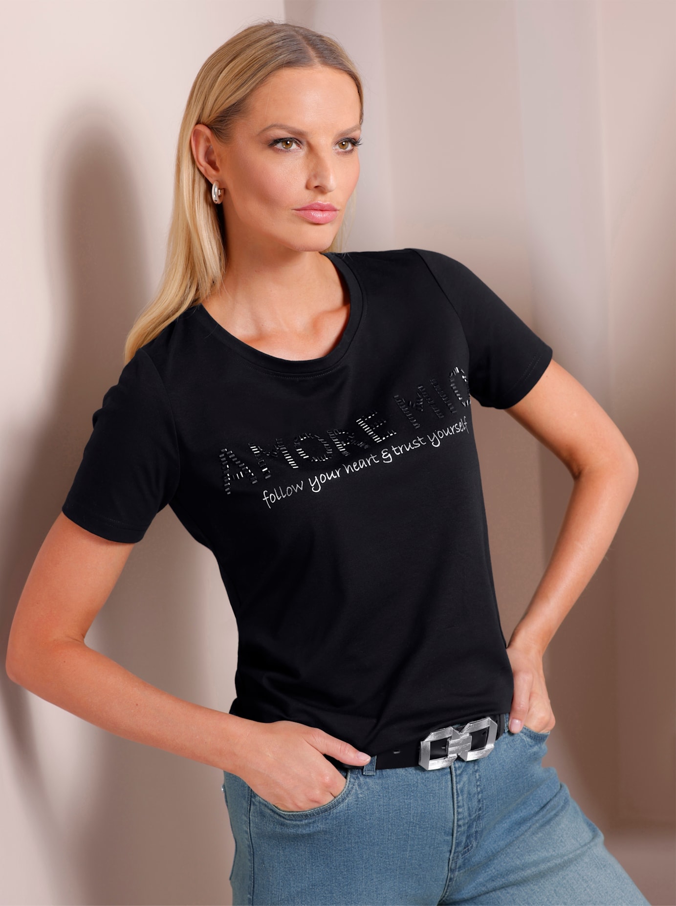 heine T-Shirt »Shirt« 1 tlg.