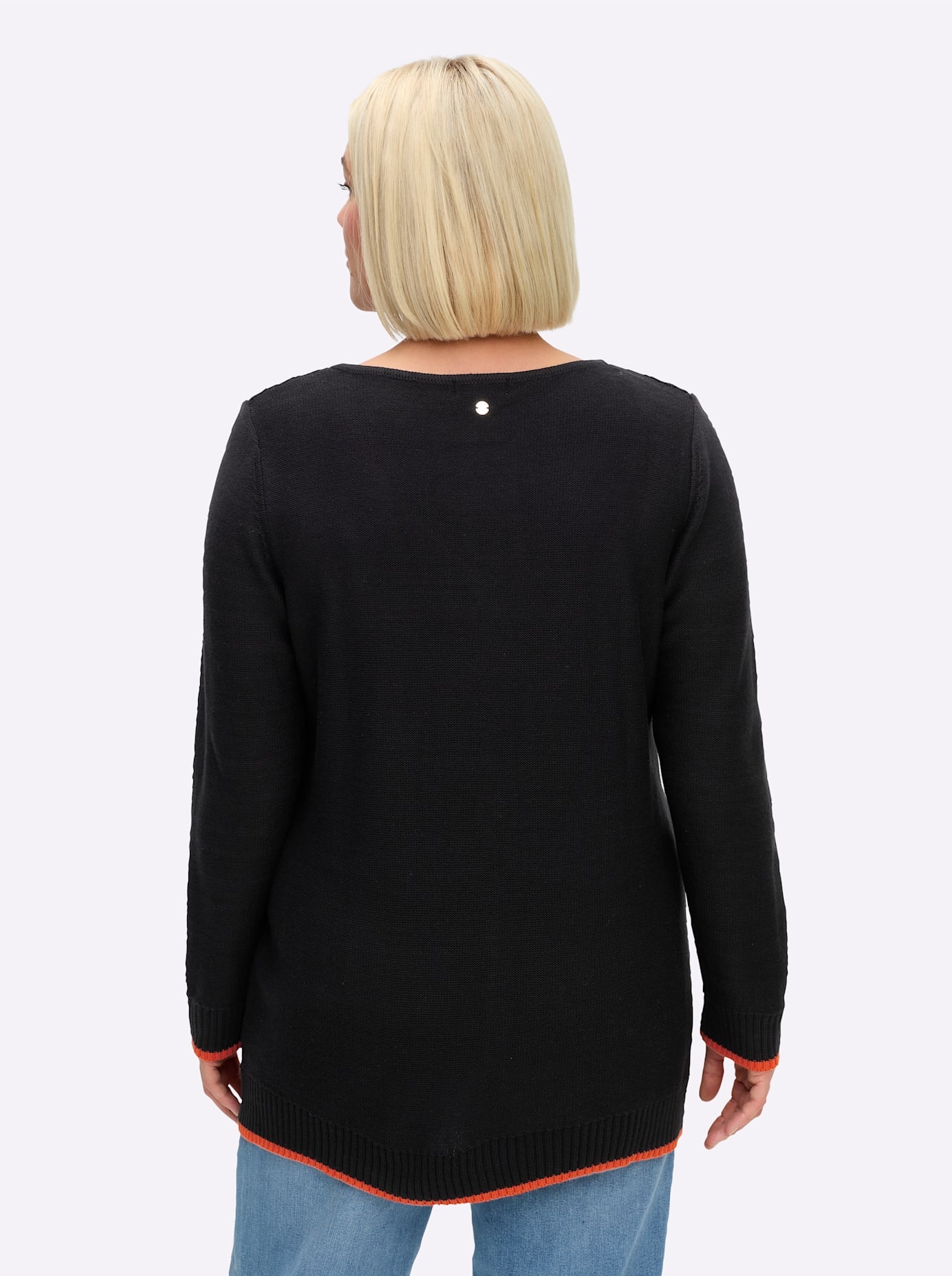 Sheego V-Ausschnitt-Pullover »Pullover«
