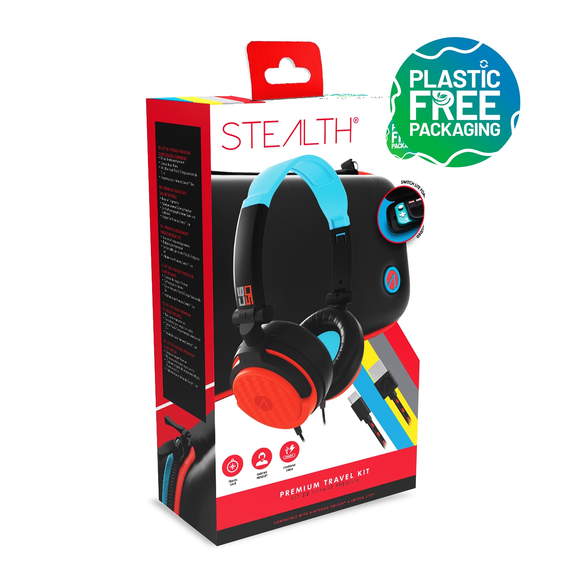 »Switch USB-C (C6-50 Premium bei Tasche, Kabel)« online Stealth Nintendo Travel Kit jetzt 2m Headset, Zubehör OTTO