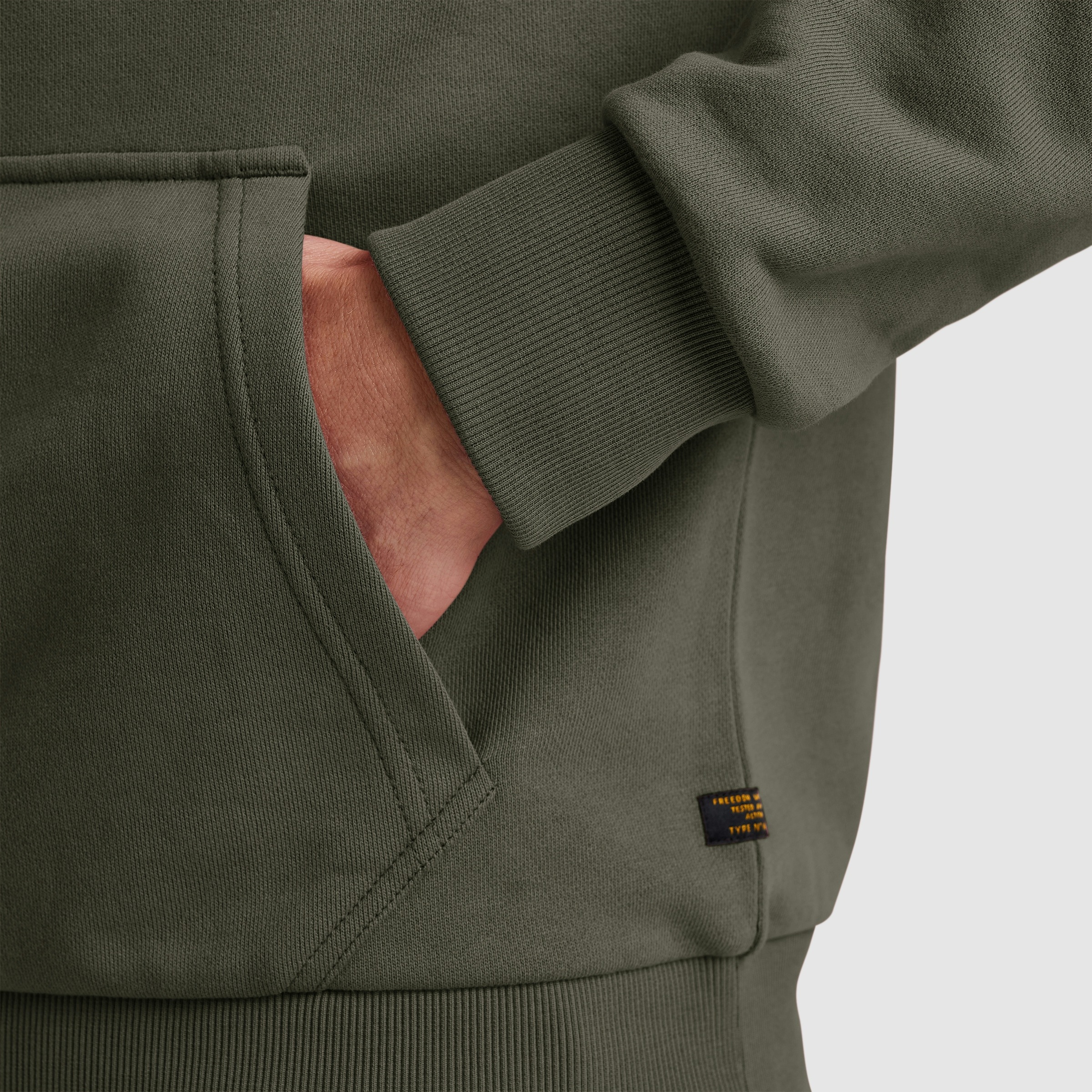 PME LEGEND Kapuzensweatshirt »Hooded soft terry with logo«, mit Logostickerei