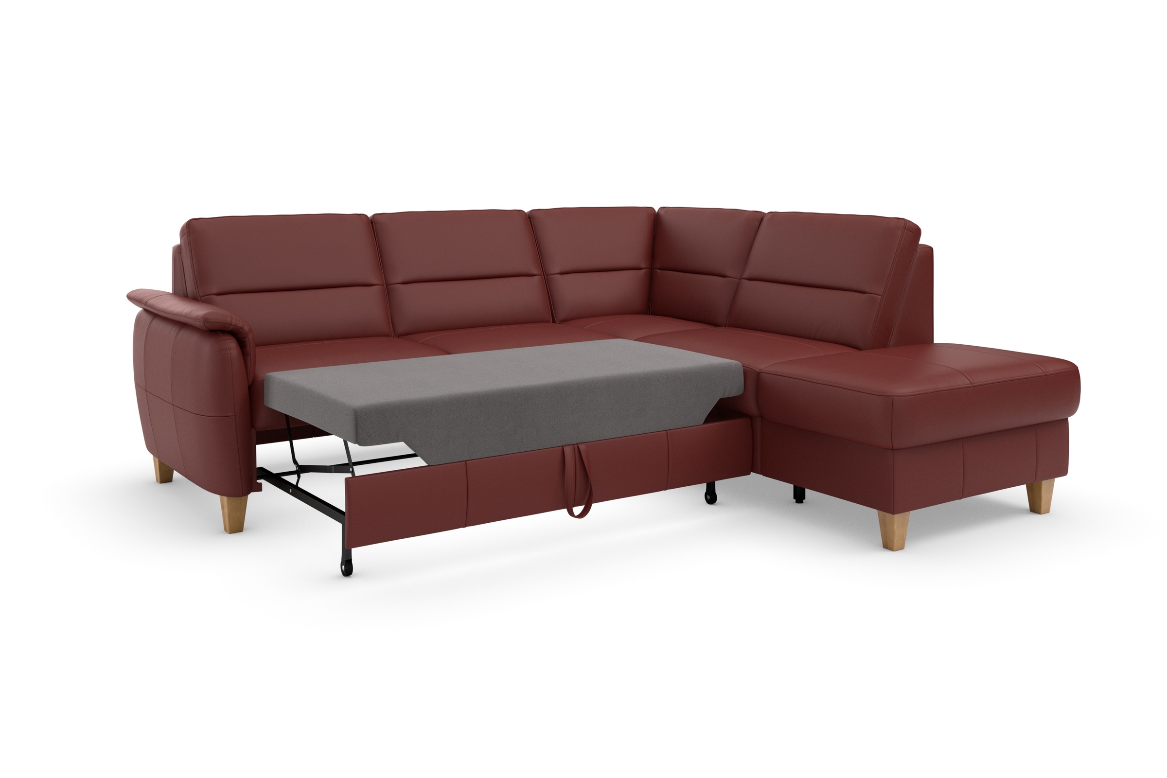 Home affaire Ecksofa »Palmera L-Form«, Federkern, wahlweise mit Bettfunktion und mit/ohne Stauraum