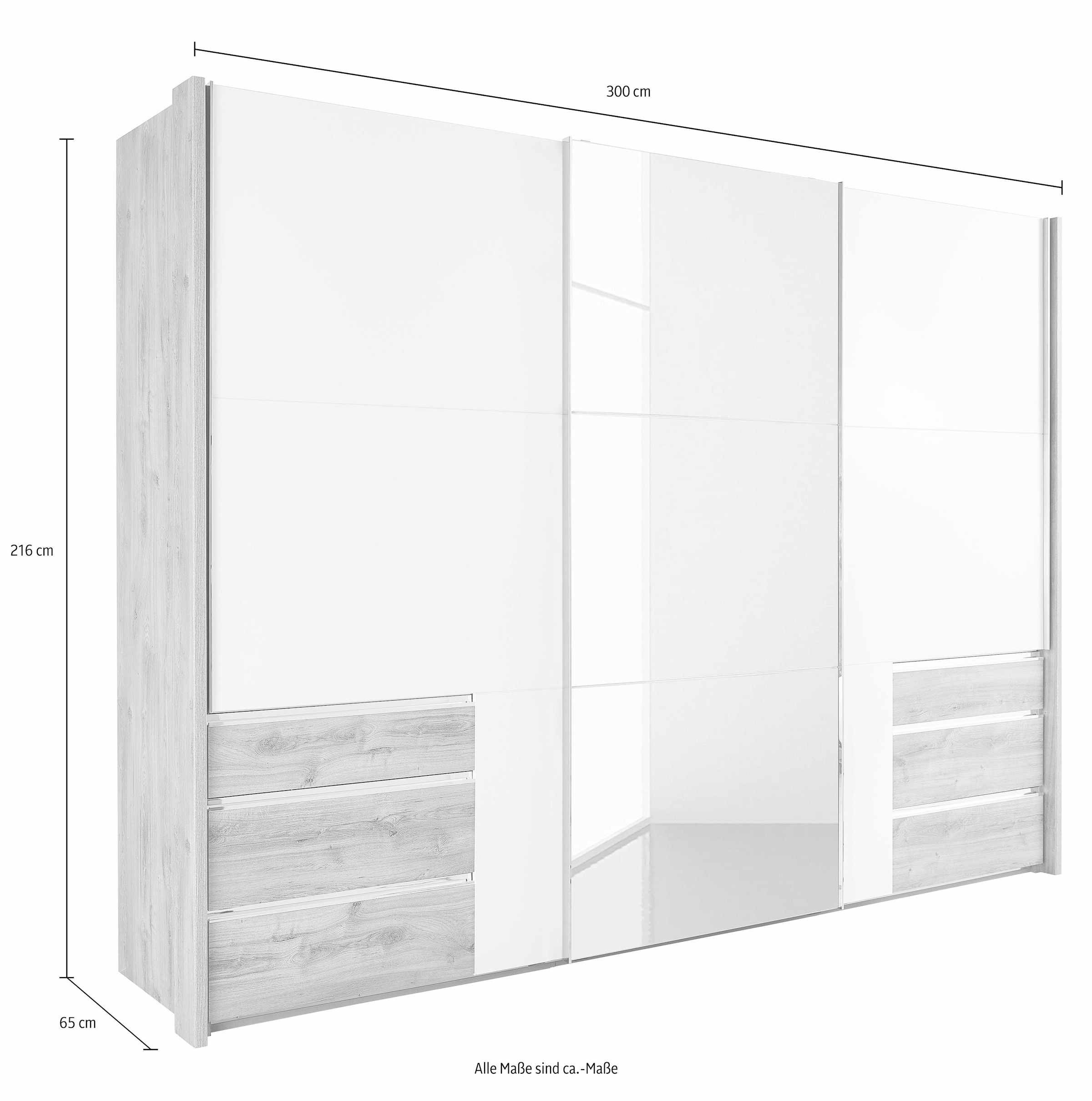 Fresh To Go Schwebetürenschrank »Level«, mit OTTO bei jeweils kaufen einer Spiegeltür