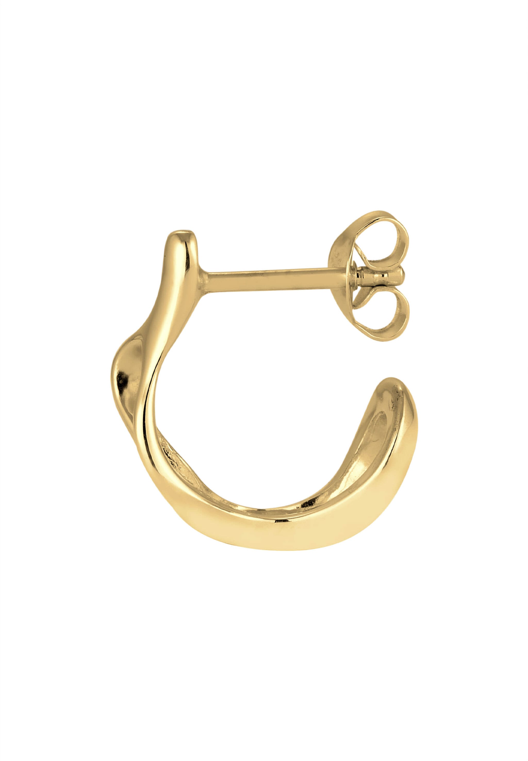 Kuzzoi Paar Creolen »Ohrringe Ohrstecker Single Creole 925 Sterling Silber«