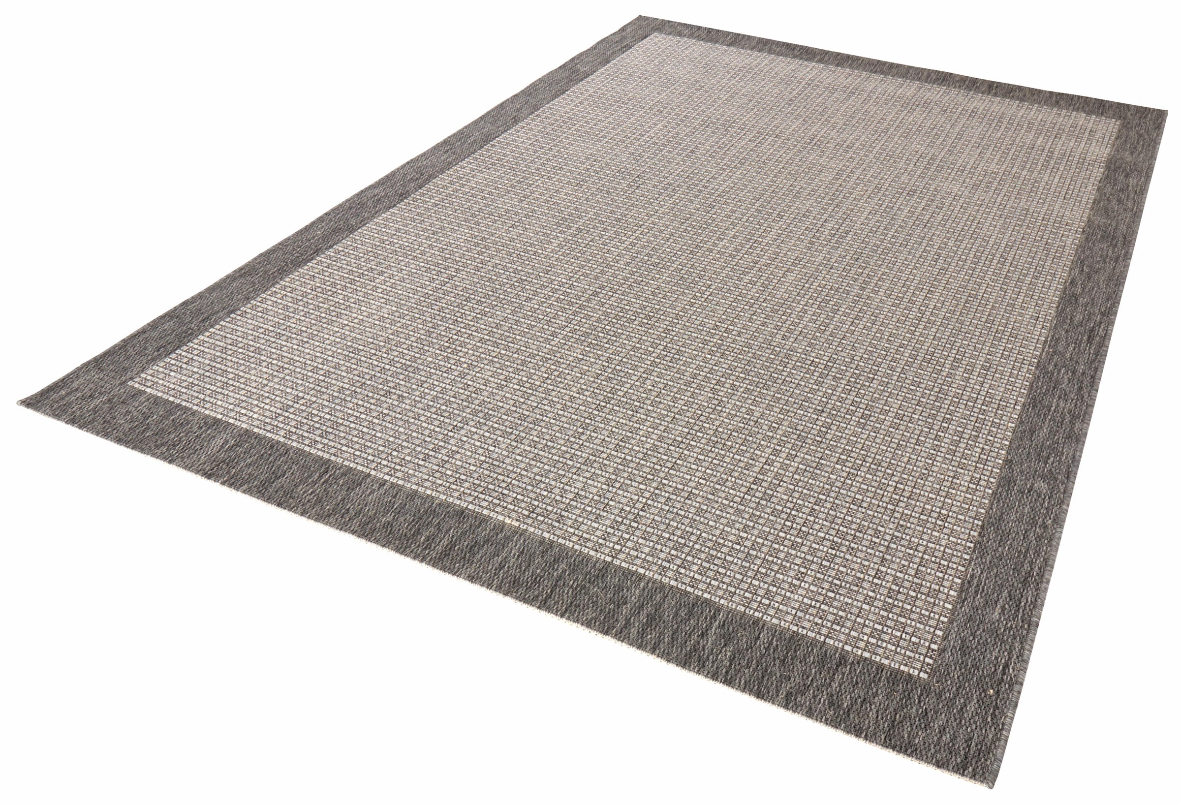HANSE Home Teppich »Simple«, rechteckig, 8 mm Höhe, Flachgewebe Indoor, Sisal Optik, Bordüren Design, Robust, Pflegeleicht