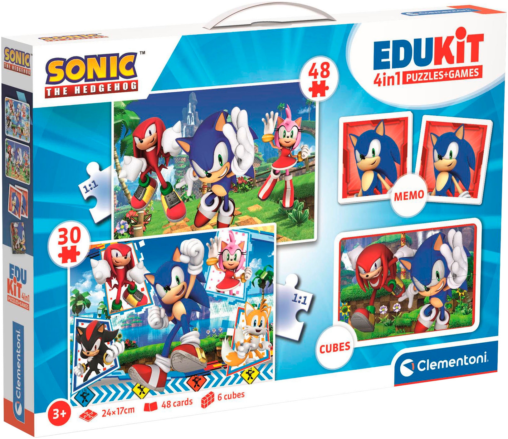 Puzzle »Edukit, 4n1, Sonic«, Made in Europe