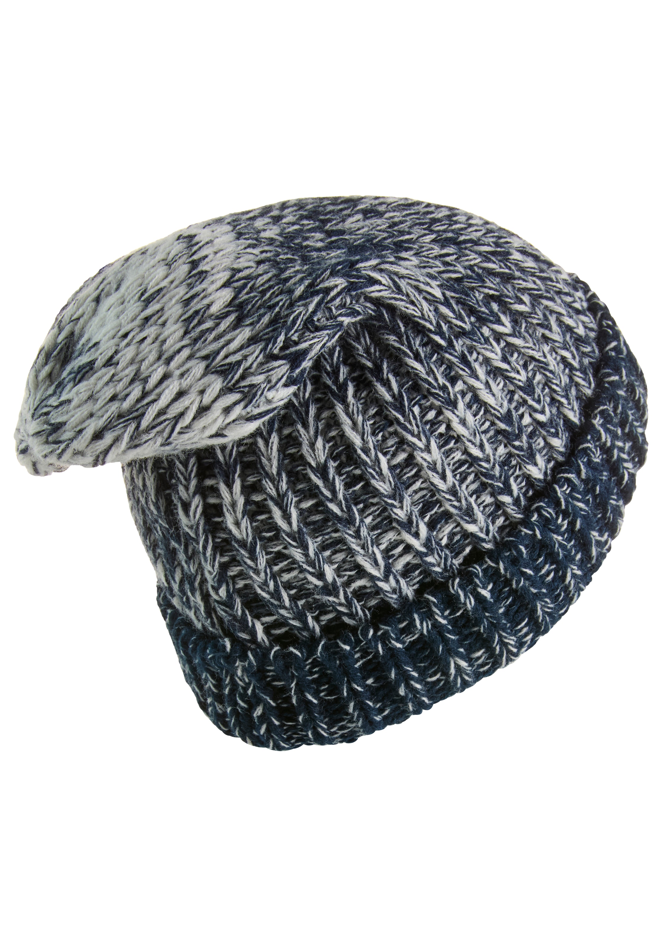 Man's World Strickmütze , in auffälliger Melange-Optik - NEW