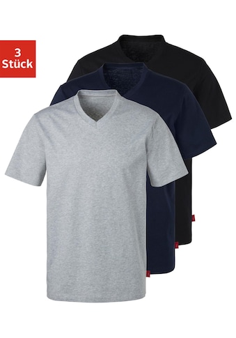 V-Shirt, (3er-Pack)