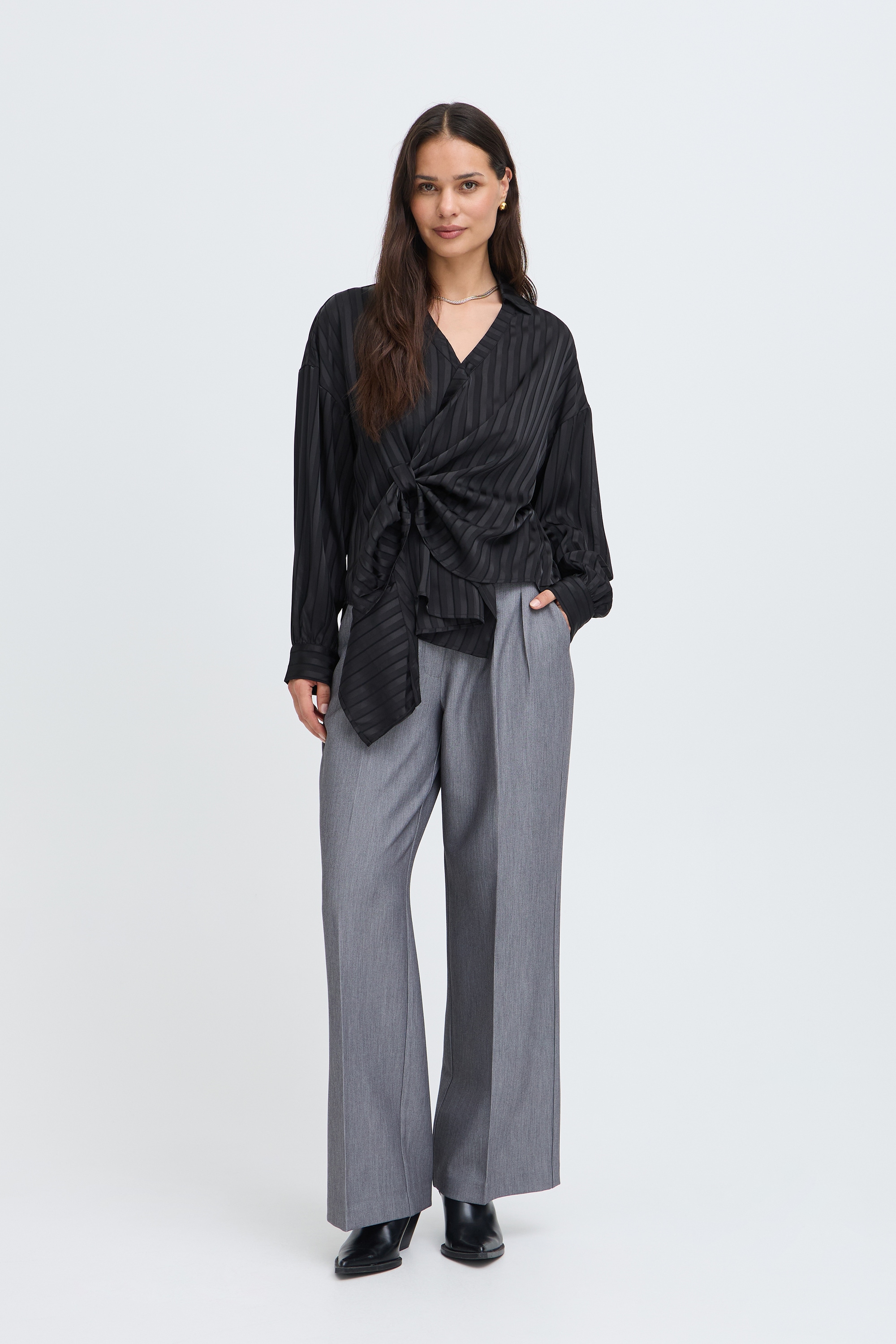 b.young Langarmbluse »b.young Bluse langarm BYXHILILLA«