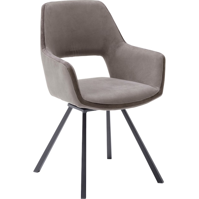 MCA furniture Esszimmerstuhl »Bayonne«, (Set), 2 St., 2-er Set, Stuhl  180°drehbar mit Nivellierung, belastbar bis 120 kg bei OTTO