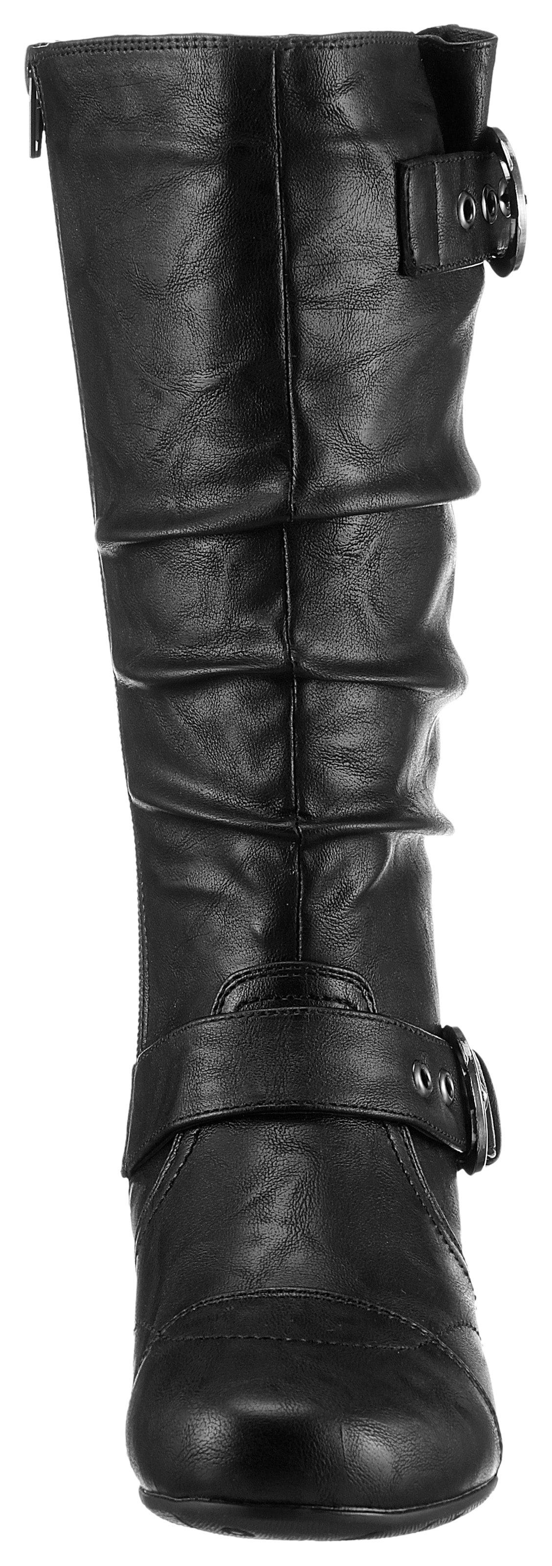 Aniston SHOES Stiefel, mit gerafftem Schaft - NEUE KOLLEKTION