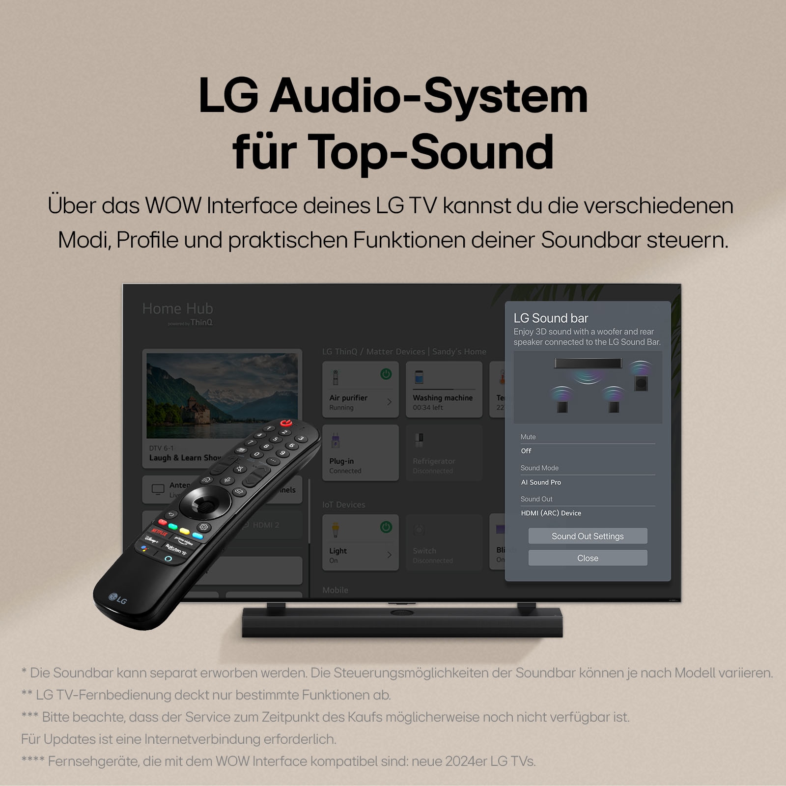 LG LED-Fernseher »86UT81006LA«, 4K Ultra HD, Smart-TV