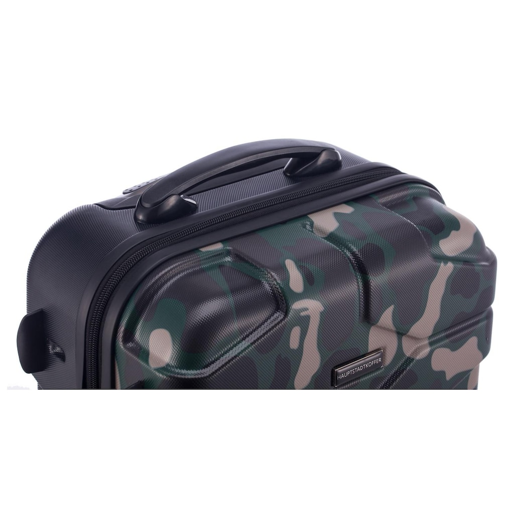 Hauptstadtkoffer Hartschalen-Trolley »X-Kölln, 58 cm, Camouflage«, 4 Rollen, Hartschalen-Koffer Handgepäck-Koffer Reisegepäck TSA Schloss