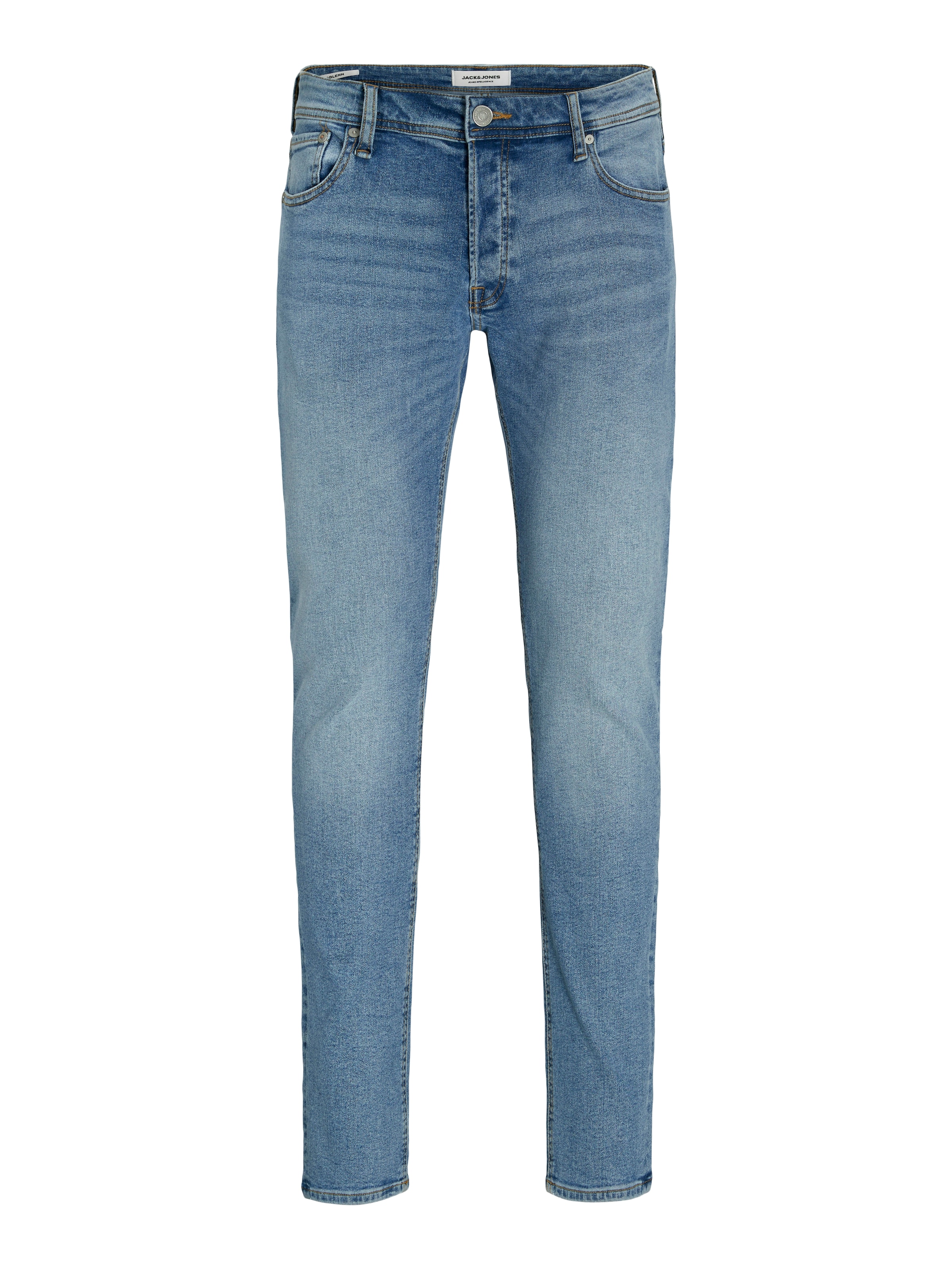 Jack & Jones Slim-fit-Jeans »JJIGLENN Jeans mit schmaler Beinform und Stretch für Komfort« Baumwollmischung, slim fit