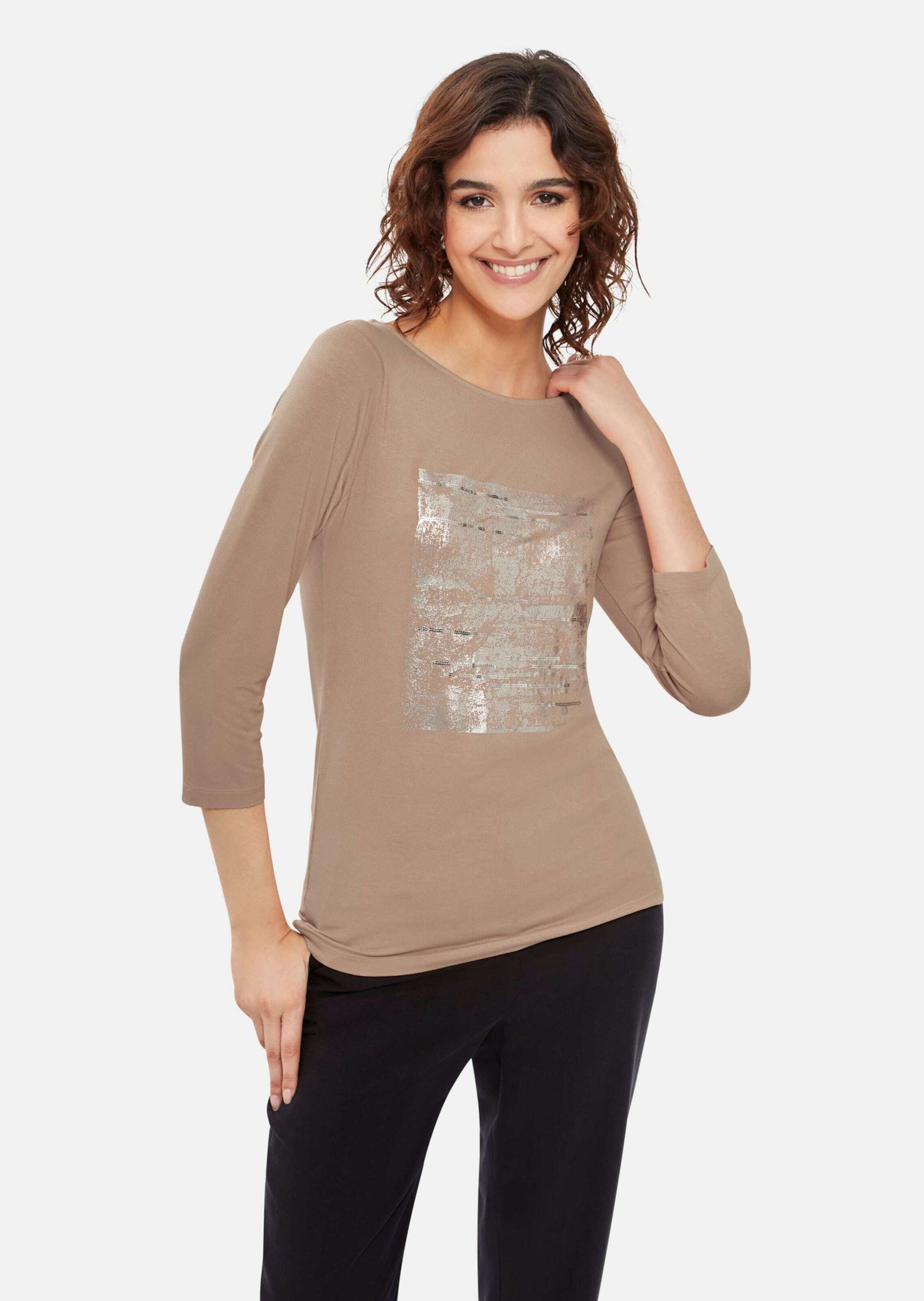 MADELEINE 3/4-Arm-Shirt »Shirt Bedrucktes Jersey-Shirt mit 3/4-Ärmeln«