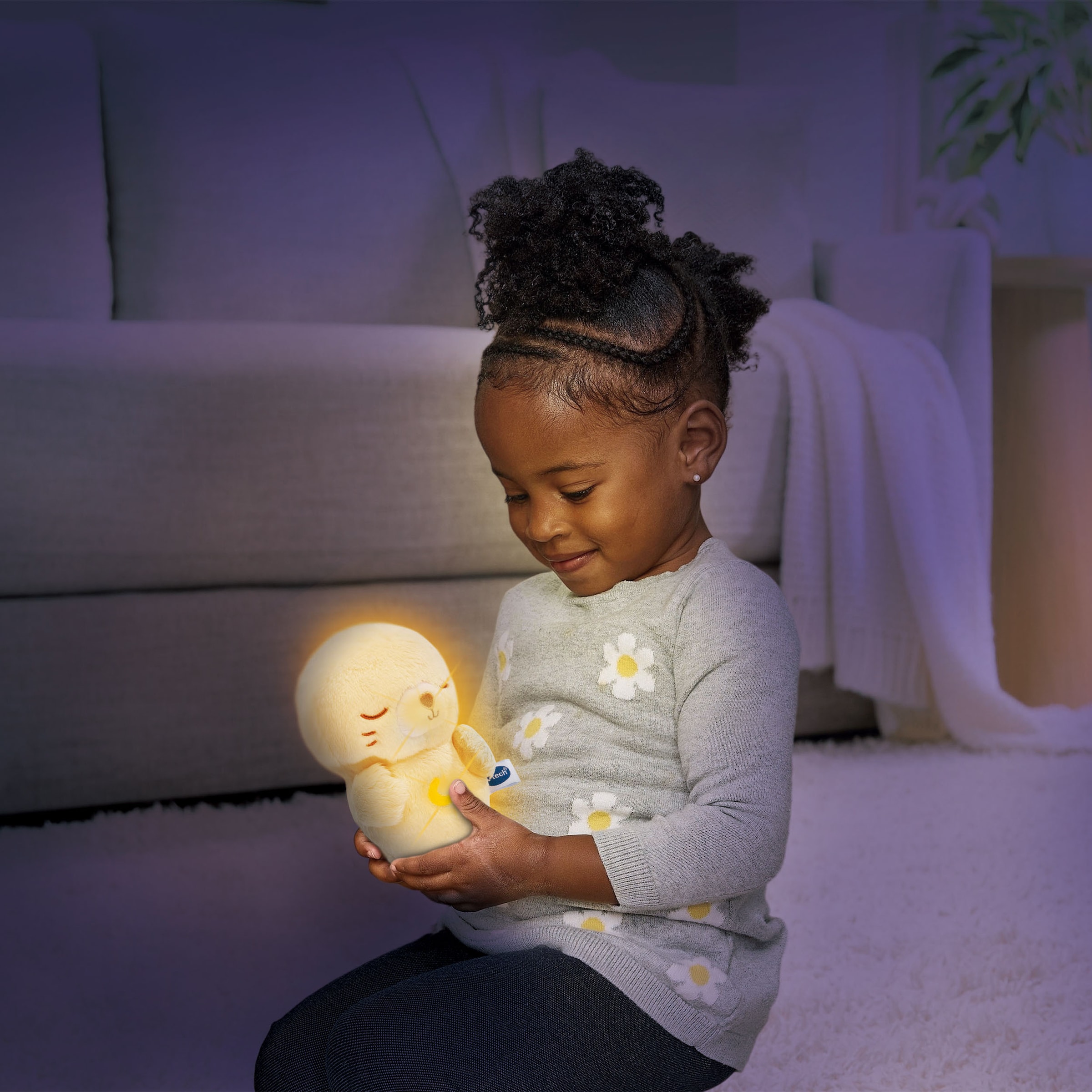 Vtech® Plüschfigur »Vtech Baby, Kuschel-Robbi« Einschlafhilfe mit Naturgeräuschen und klassischer Musik