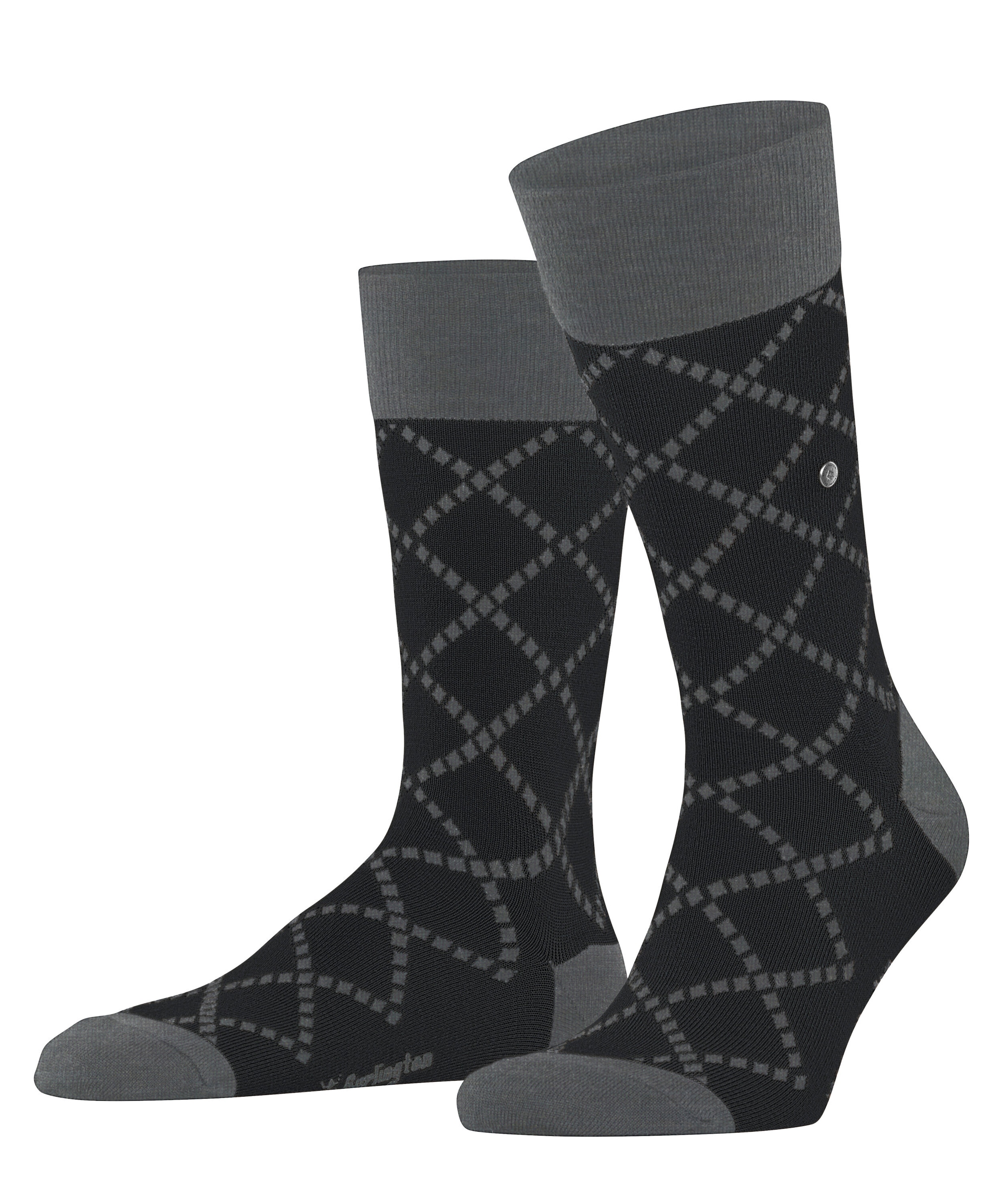 Burlington Socken »Ferry Road« Einheitsgröße 40-46, Rauten-Design, wärmende Wollmischung