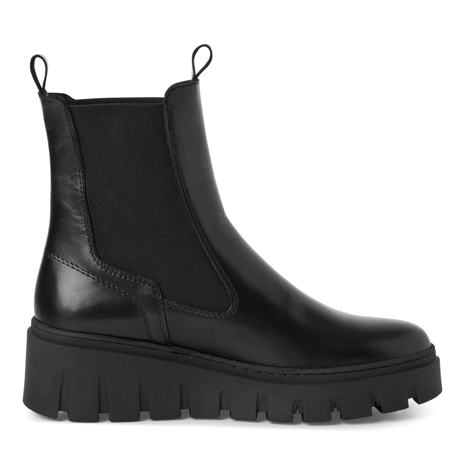 Tamaris Chelseaboots  Stiefelette, Schlupfschuh mit T-Logoprägung