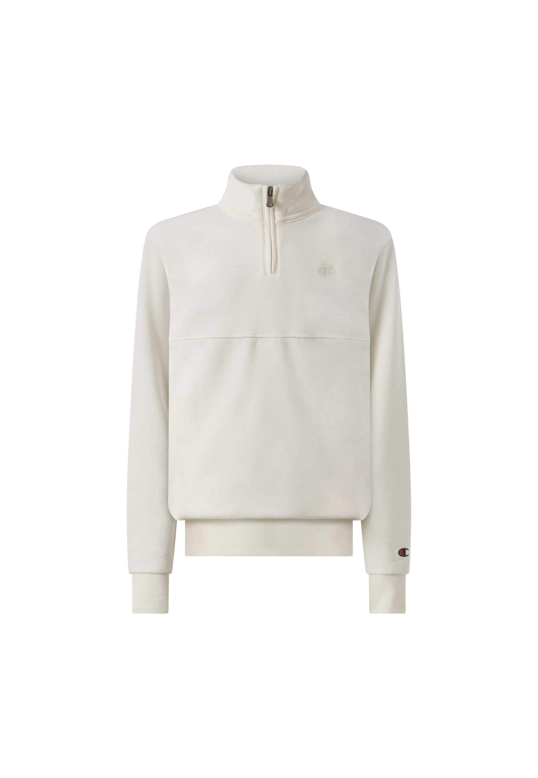 Champion Sweatshirt »ICONS Terry Half zip sweatshirt with small C logo«, für Kinder, sportlicher Stil, mit Reißverschluss
