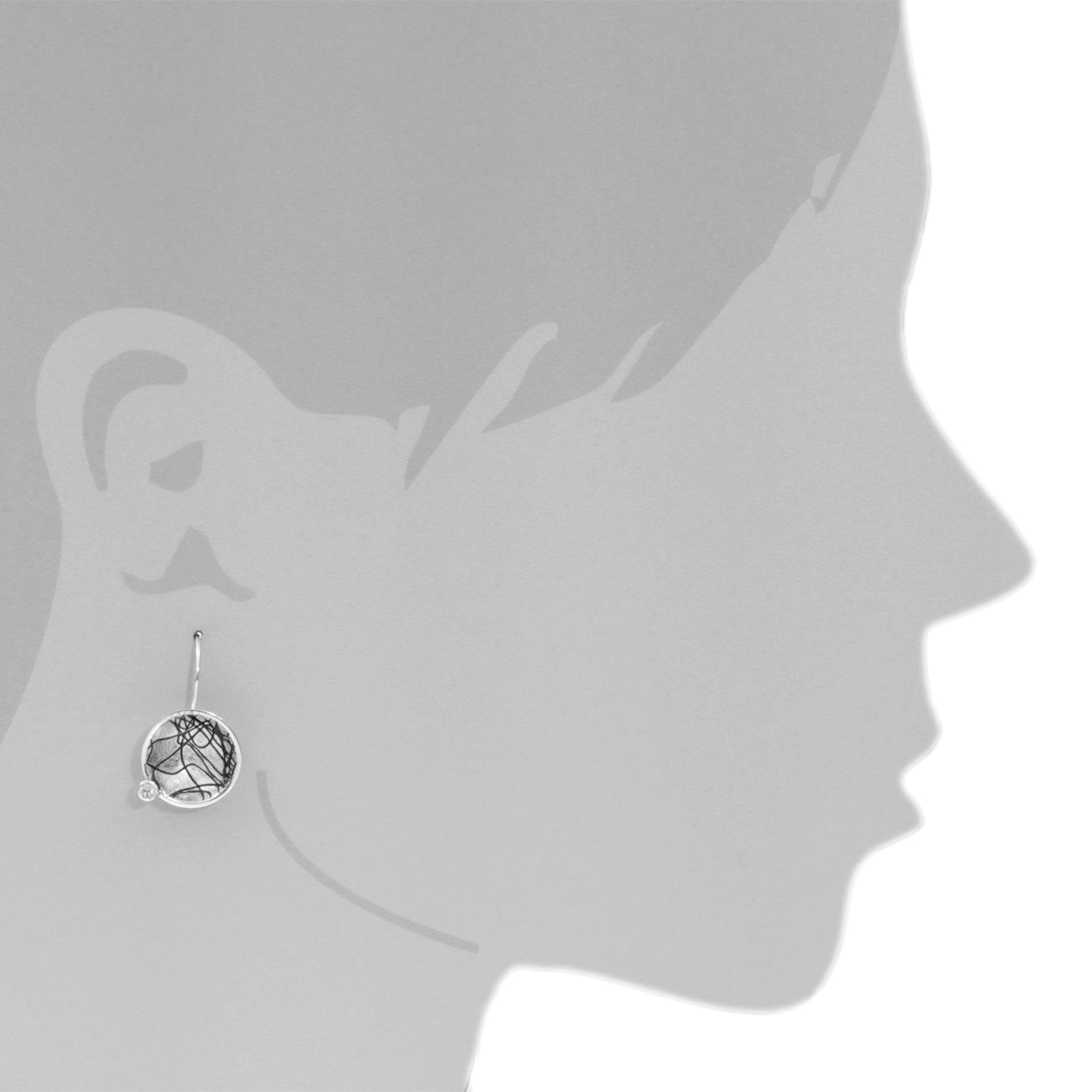 OSTSEE-SCHMUCK Paar Ohrhänger »- Runo - Sarah Vicenza - Silber 925/000 - Zirkonia«