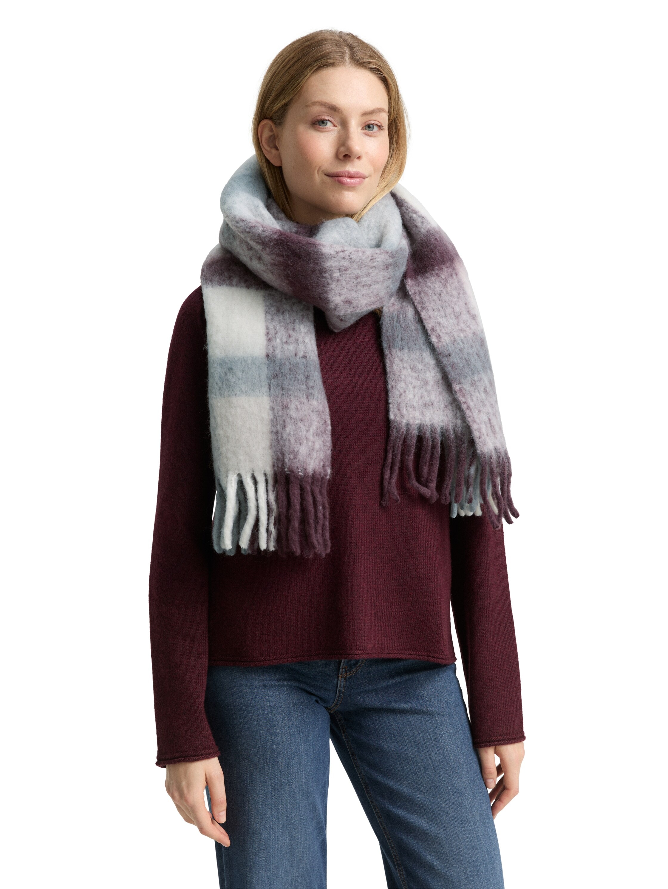 TOM TAILOR Schal mit Fransen