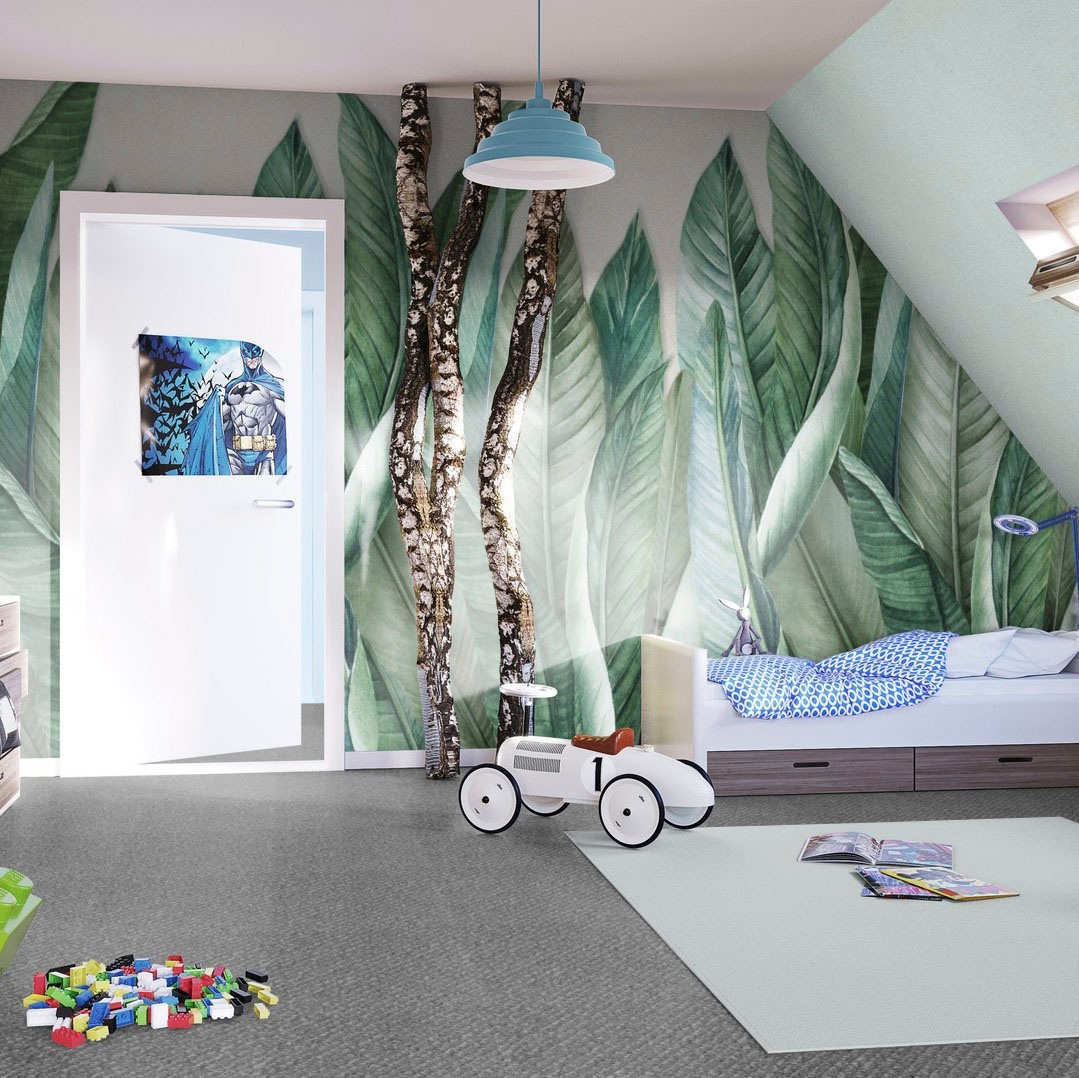 Vorwerk Teppichboden »Passion 1093 (Traffic), Schlinge - Uni Farben, Made in Germany«, rechteckig, 6,3 mm Höhe, Wohnzimmer, Schlafzimmer, Kinderzimmer, Breite 400/500 cm