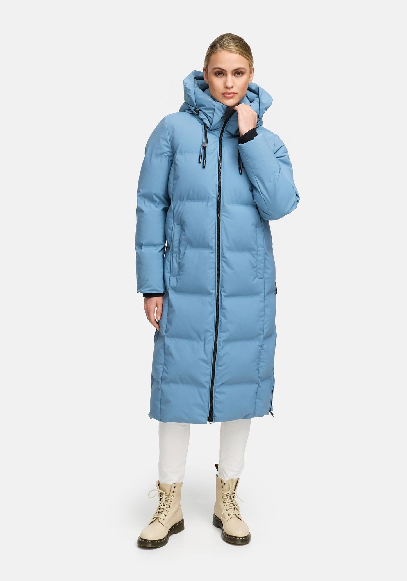 Marikoo Winterjacke »Marikoo Tikoraa Damen lange Winterjacke Steppjacke N102«