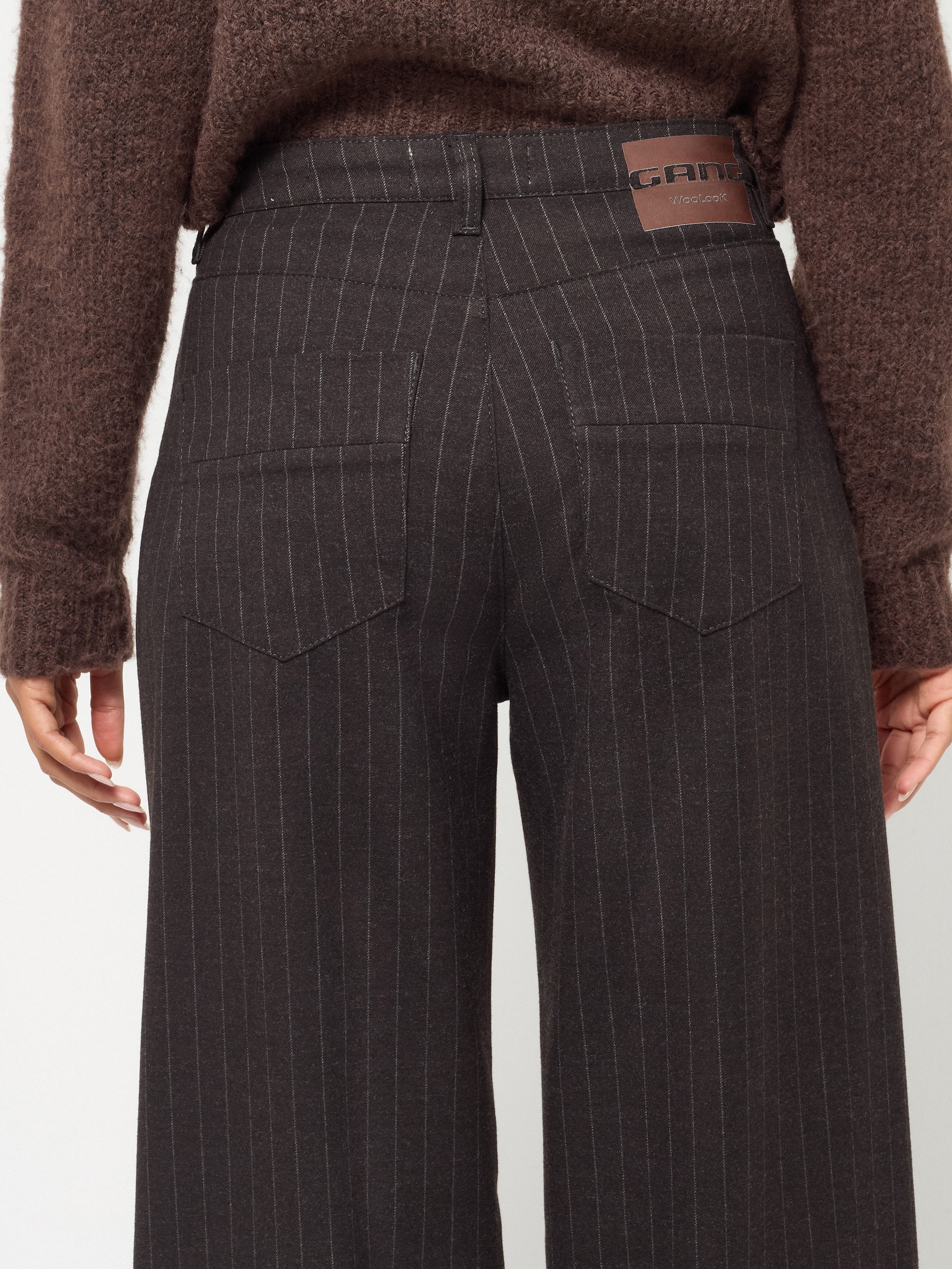 GANG Bundfaltenhose »94SILVIA WIDE«  mit hoher Taille
